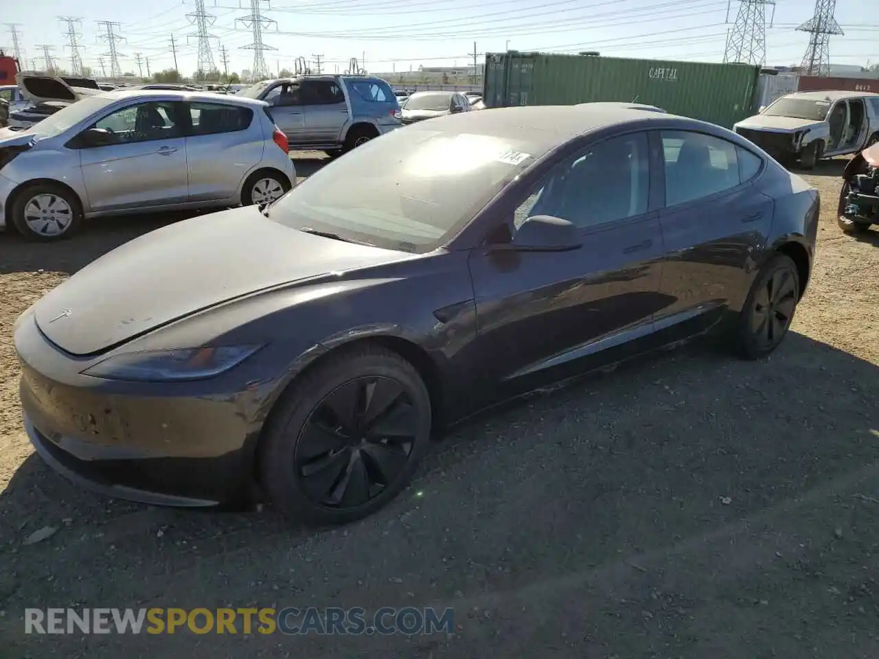 1 Photograph of a damaged car 5YJ3E1EB4RF811927 TESLA MODEL 3 2024