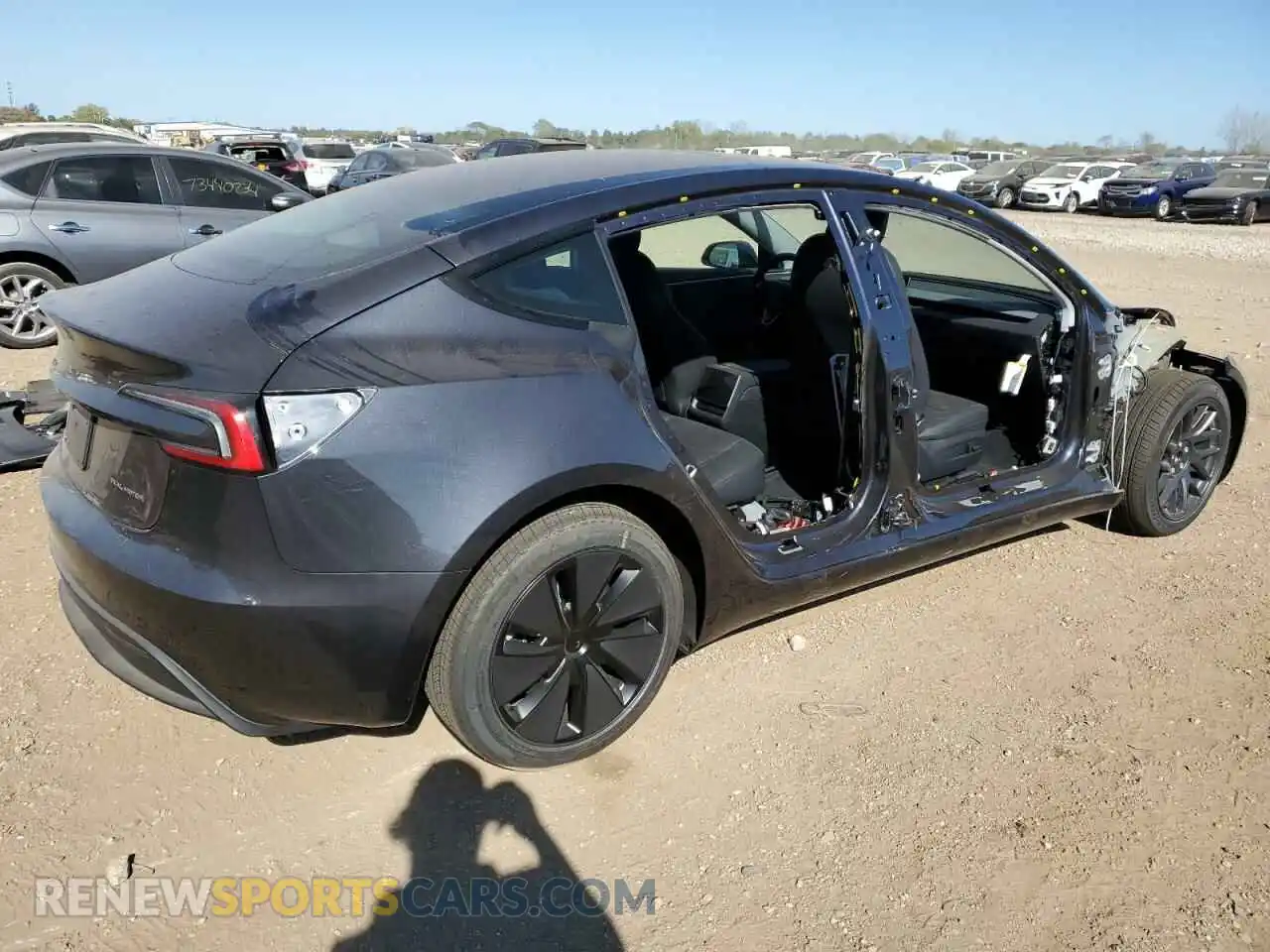 3 Photograph of a damaged car 5YJ3E1EB4RF811927 TESLA MODEL 3 2024