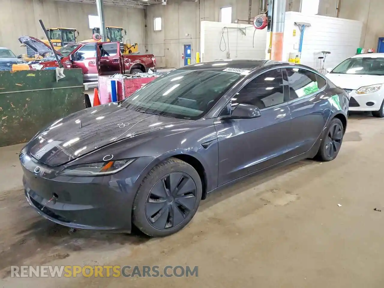 1 Photograph of a damaged car 5YJ3E1EB4RF835399 TESLA MODEL 3 2024