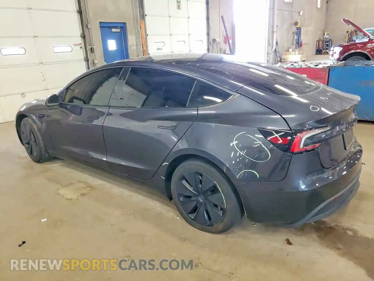 2 Photograph of a damaged car 5YJ3E1EB4RF835399 TESLA MODEL 3 2024