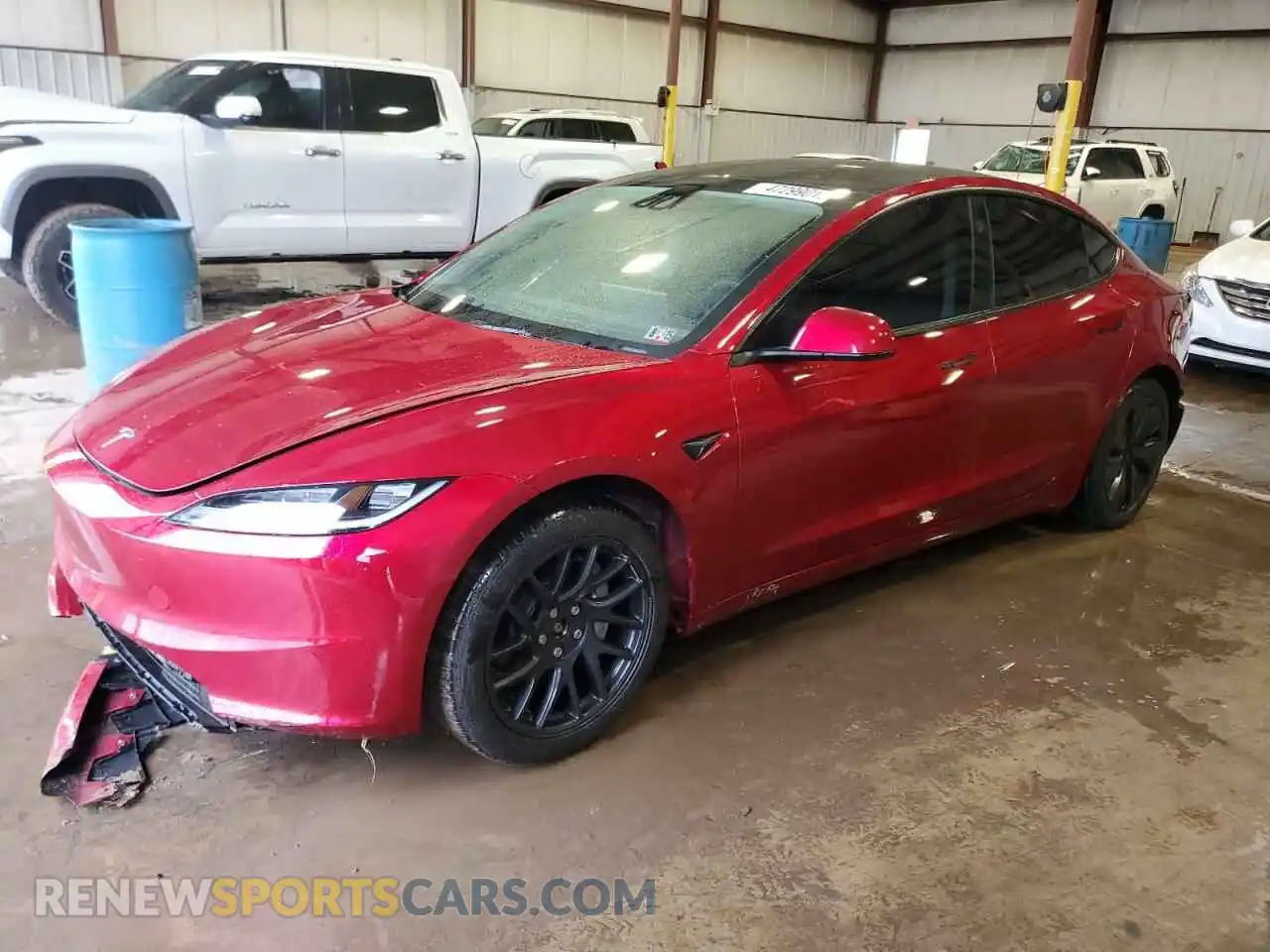 1 Photograph of a damaged car 5YJ3E1EB4RF844006 TESLA MODEL 3 2024