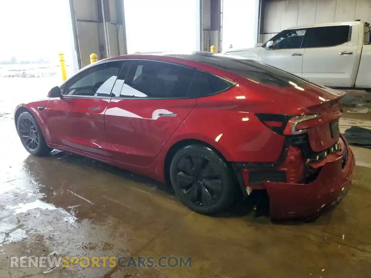 2 Photograph of a damaged car 5YJ3E1EB4RF844006 TESLA MODEL 3 2024