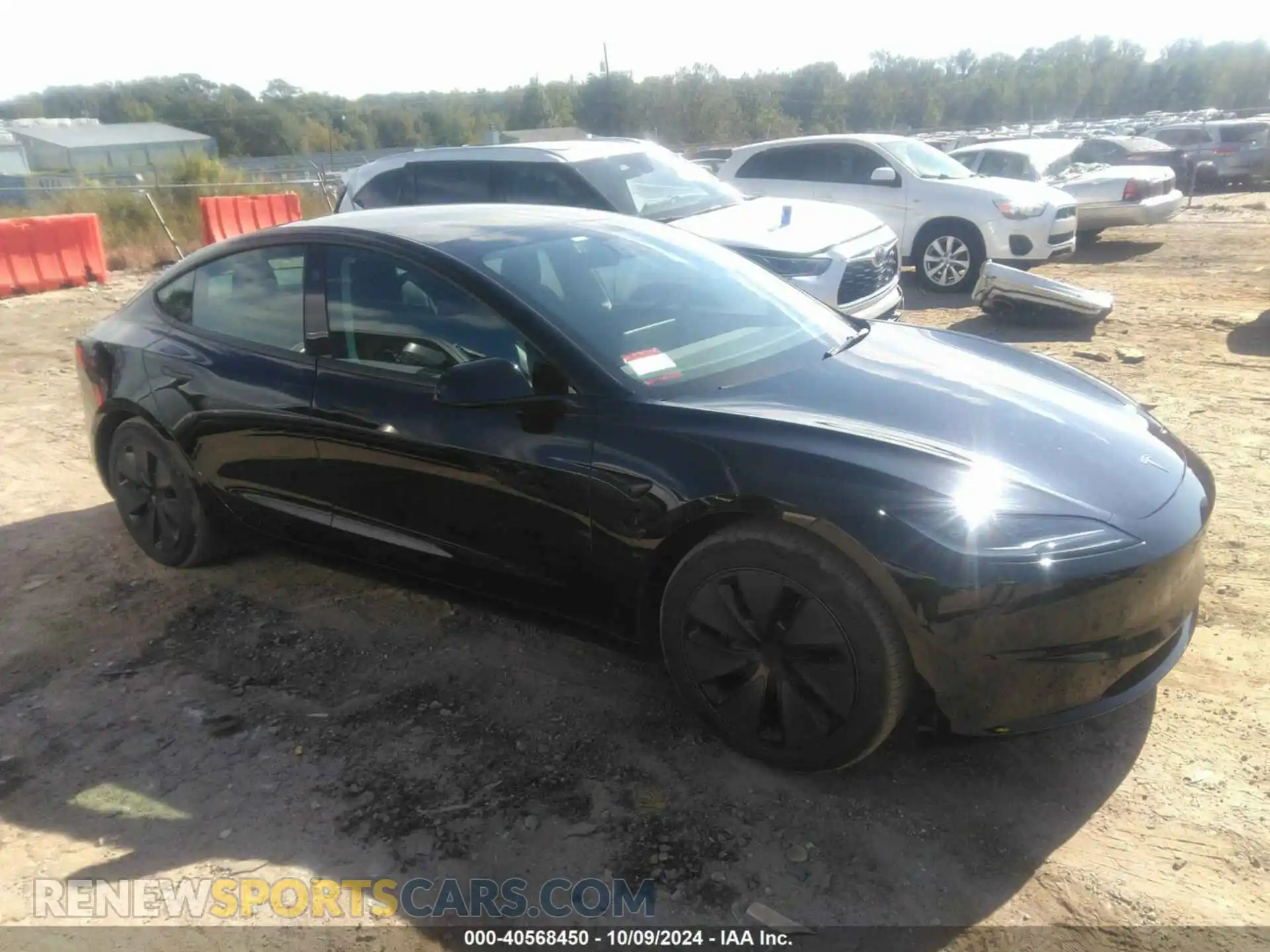 1 Photograph of a damaged car 5YJ3E1EB5RF734176 TESLA MODEL 3 2024