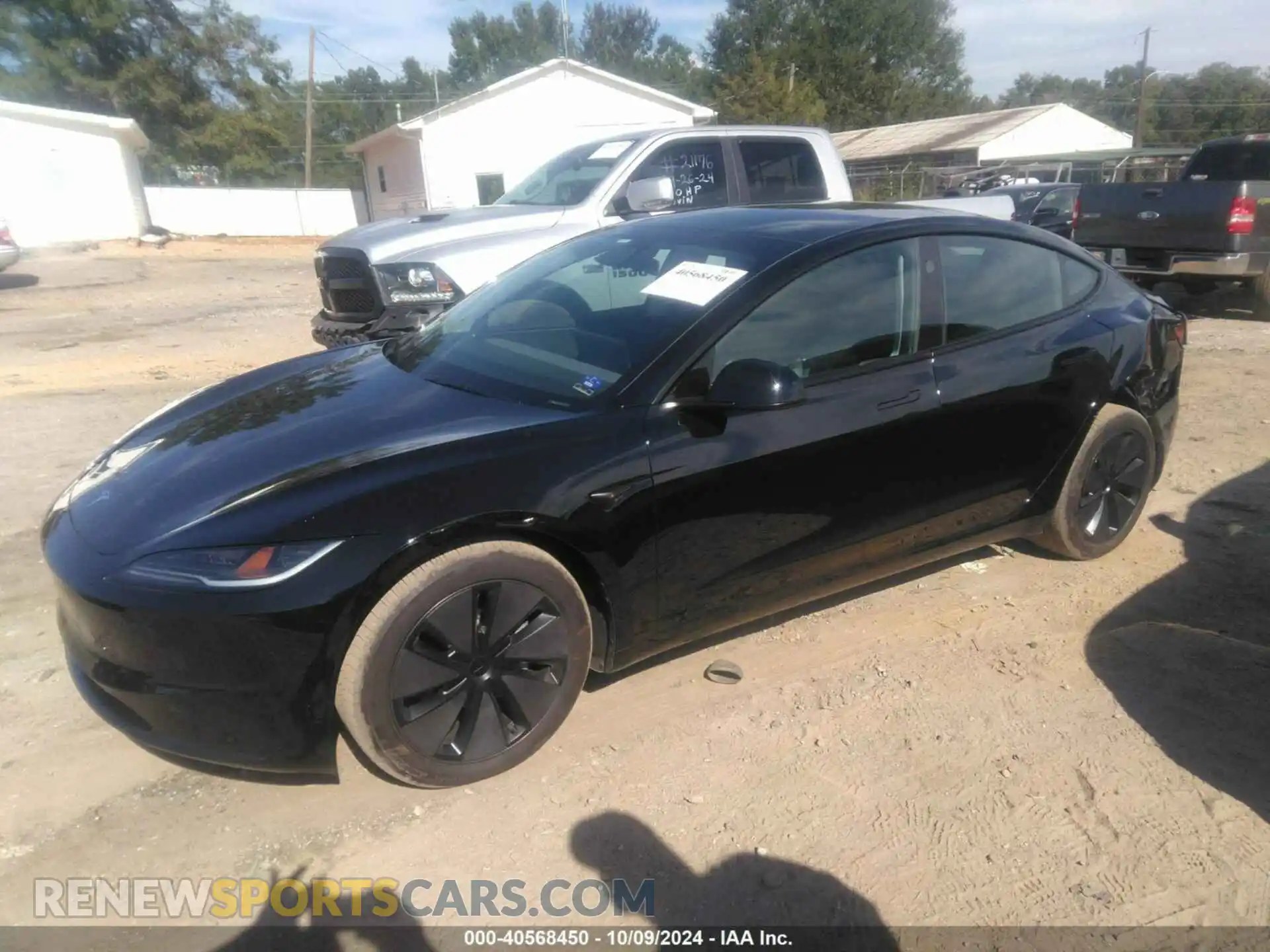 2 Photograph of a damaged car 5YJ3E1EB5RF734176 TESLA MODEL 3 2024
