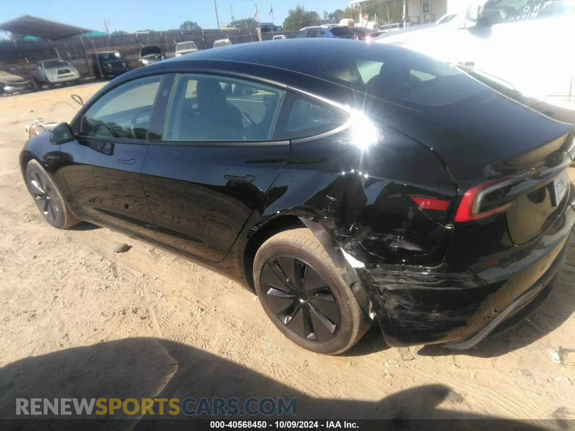 3 Photograph of a damaged car 5YJ3E1EB5RF734176 TESLA MODEL 3 2024