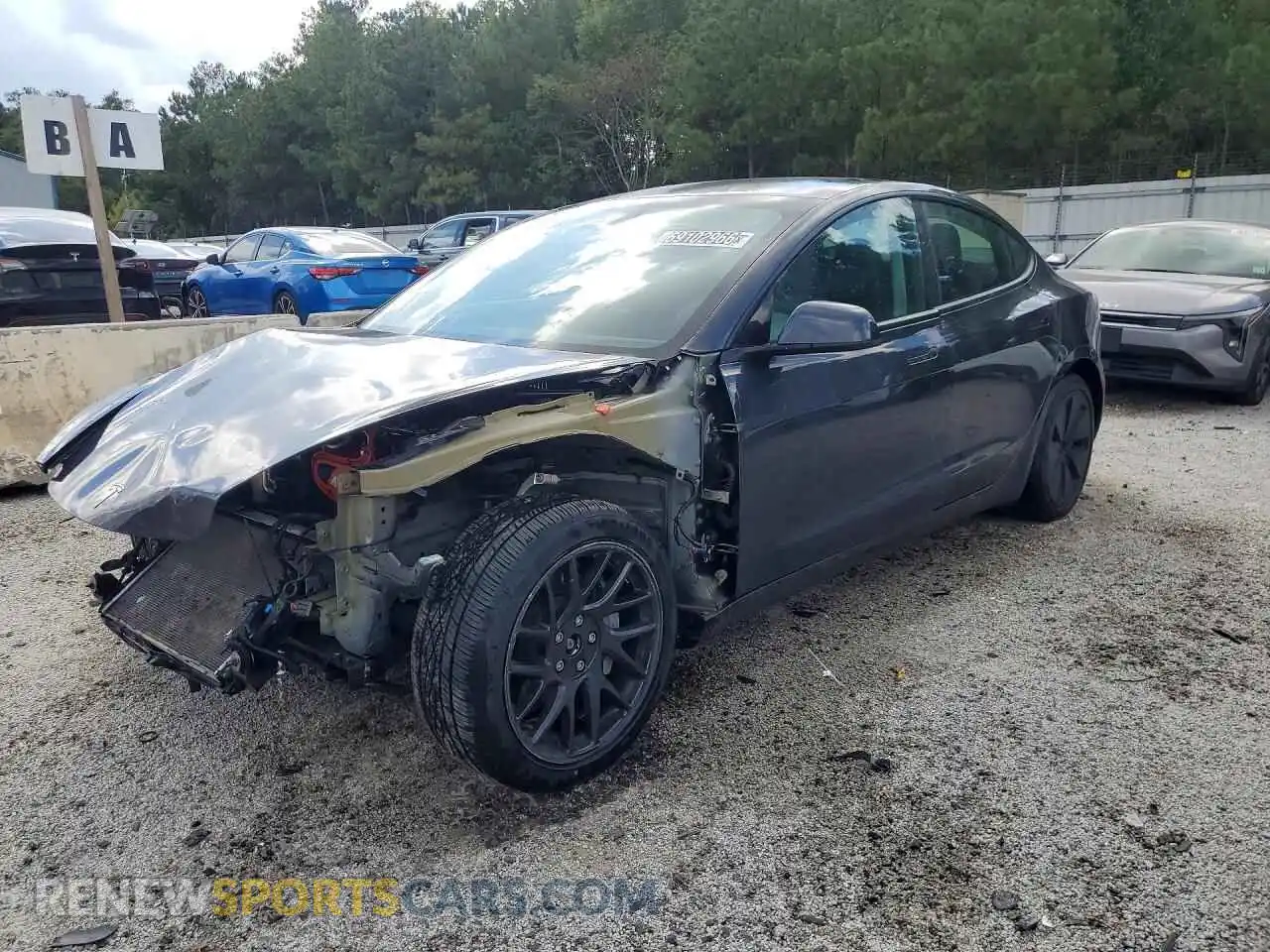1 fotografías del automóvil dañado 5YJ3E1EB5RF734498 TESLA MODEL 3 2024