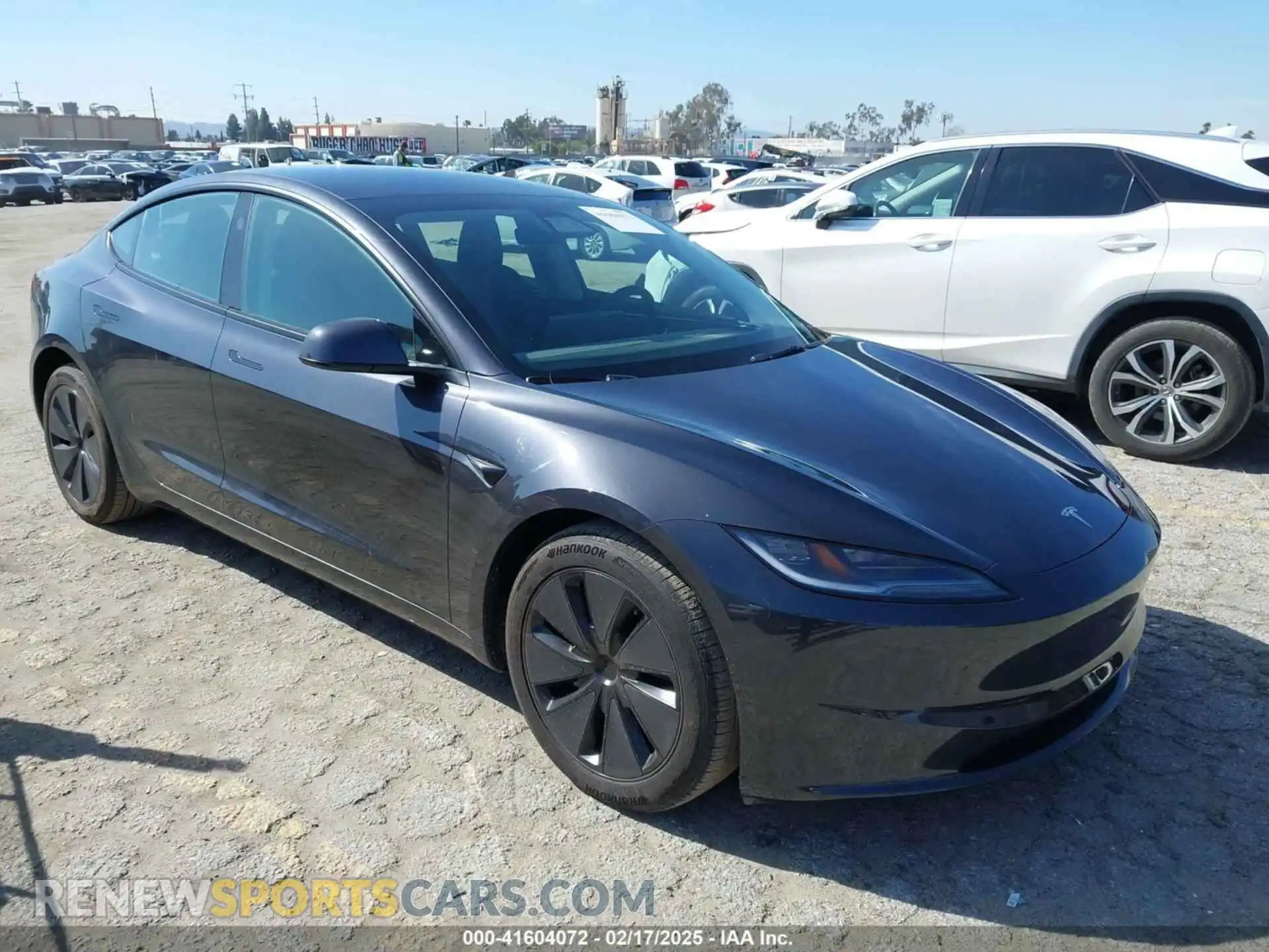 1 Photograph of a damaged car 5YJ3E1EB5RF744058 TESLA MODEL 3 2024