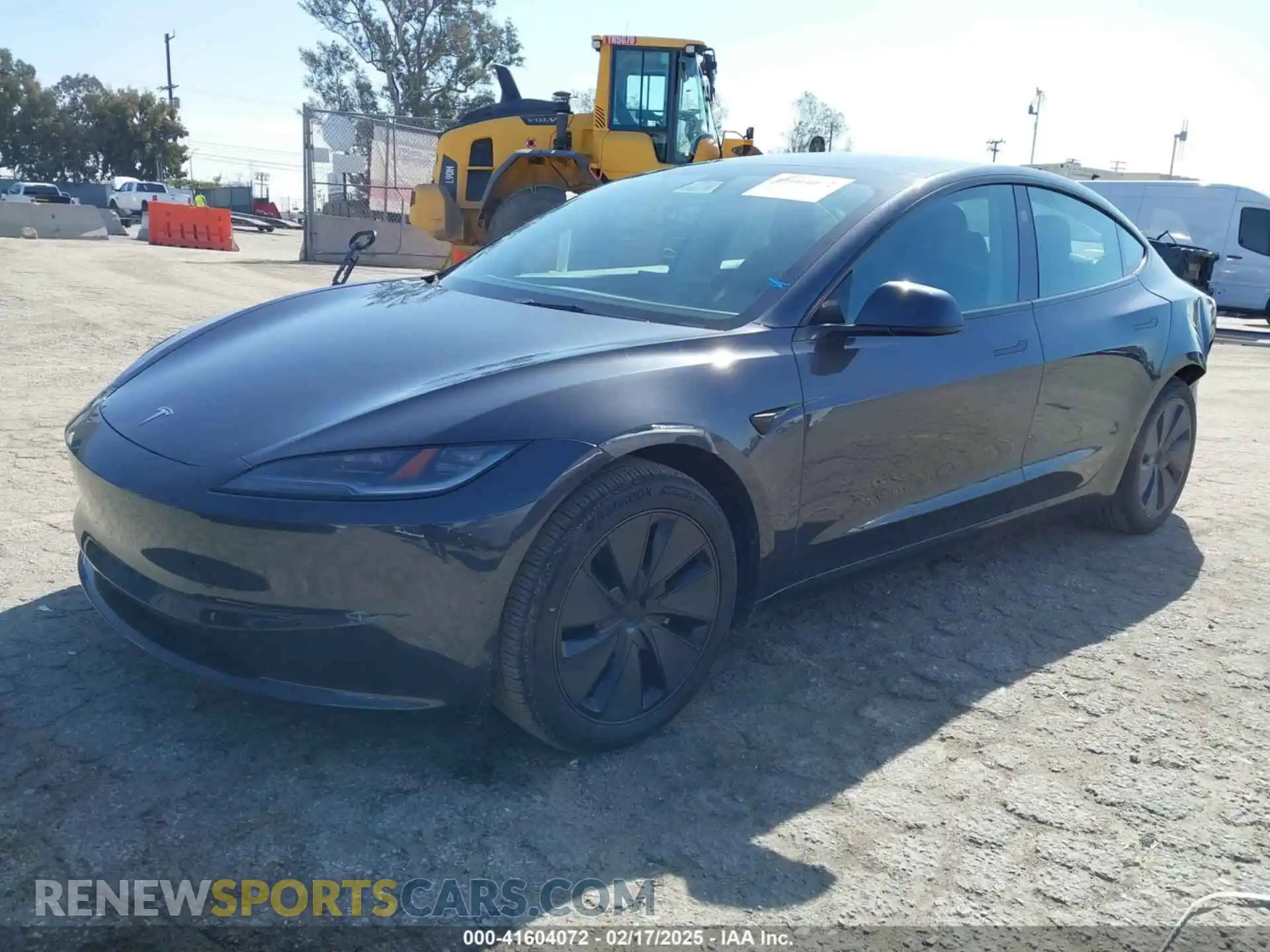 2 Photograph of a damaged car 5YJ3E1EB5RF744058 TESLA MODEL 3 2024