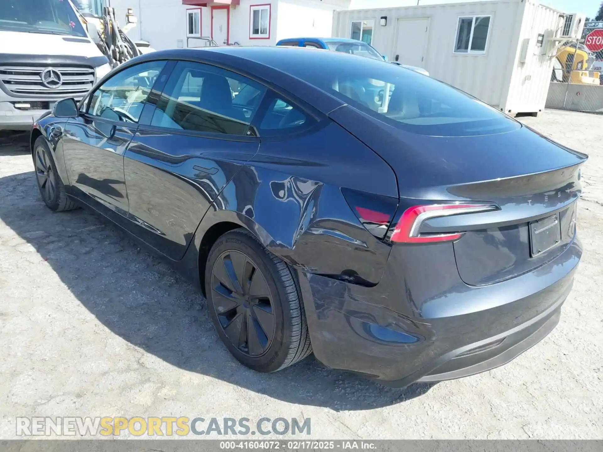3 Photograph of a damaged car 5YJ3E1EB5RF744058 TESLA MODEL 3 2024