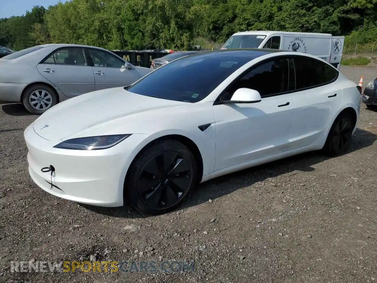 1 Photograph of a damaged car 5YJ3E1EB5RF771681 TESLA MODEL 3 2024