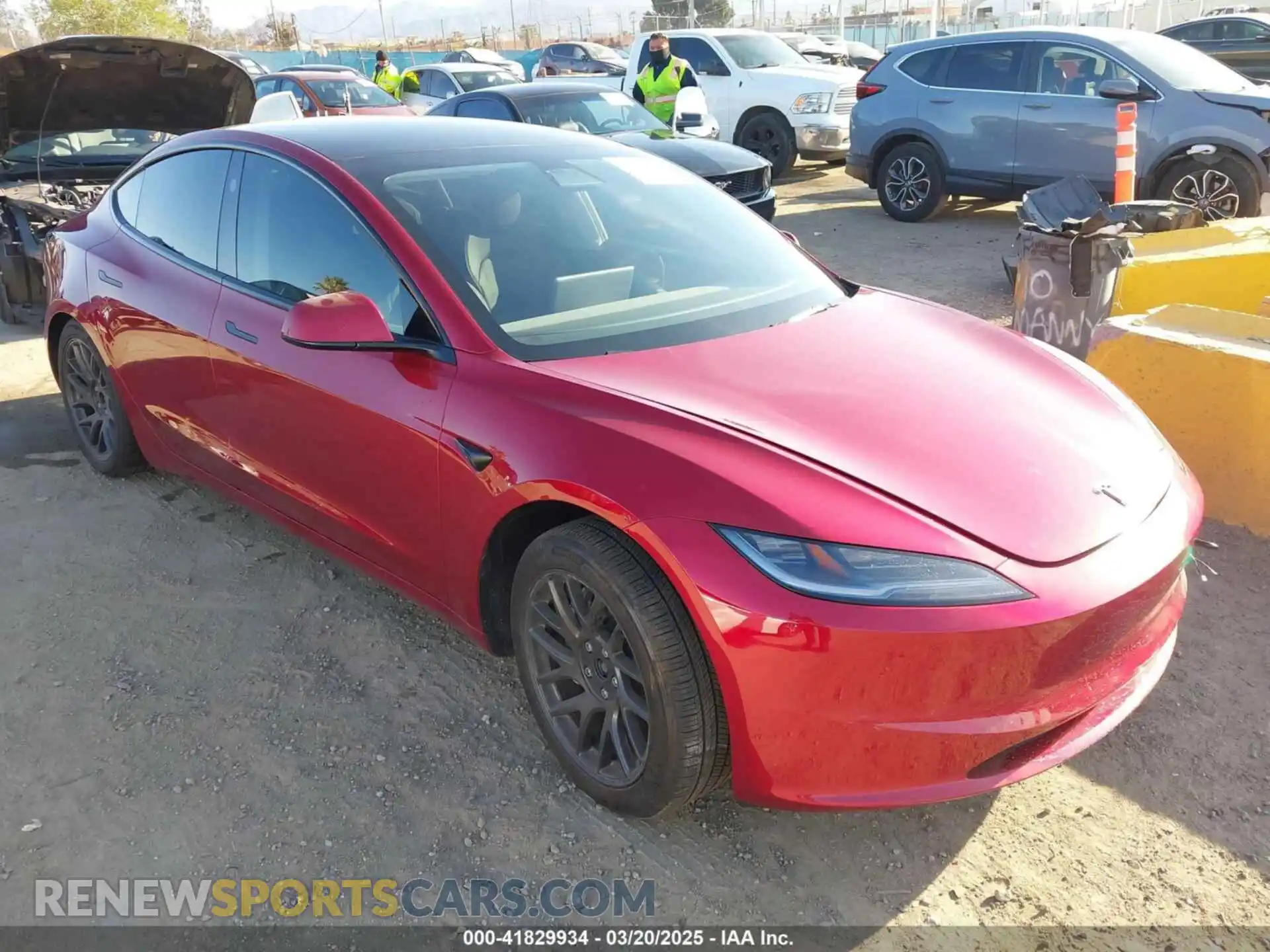 1 Фотография поврежденного автомобиля 5YJ3E1EB5RF790277 TESLA MODEL 3 2024