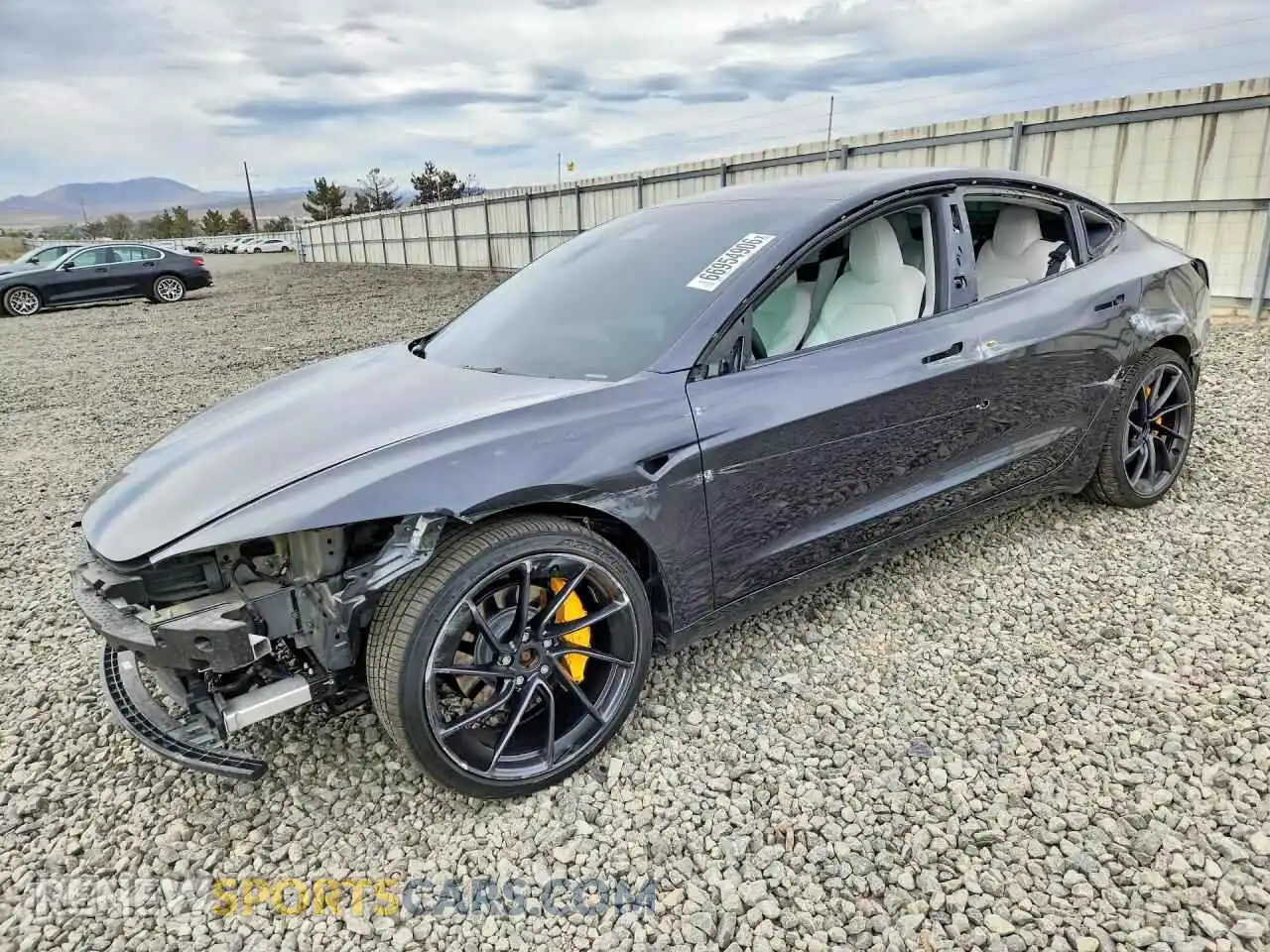 1 Photograph of a damaged car 5YJ3E1EB5RF806896 TESLA MODEL 3 2024