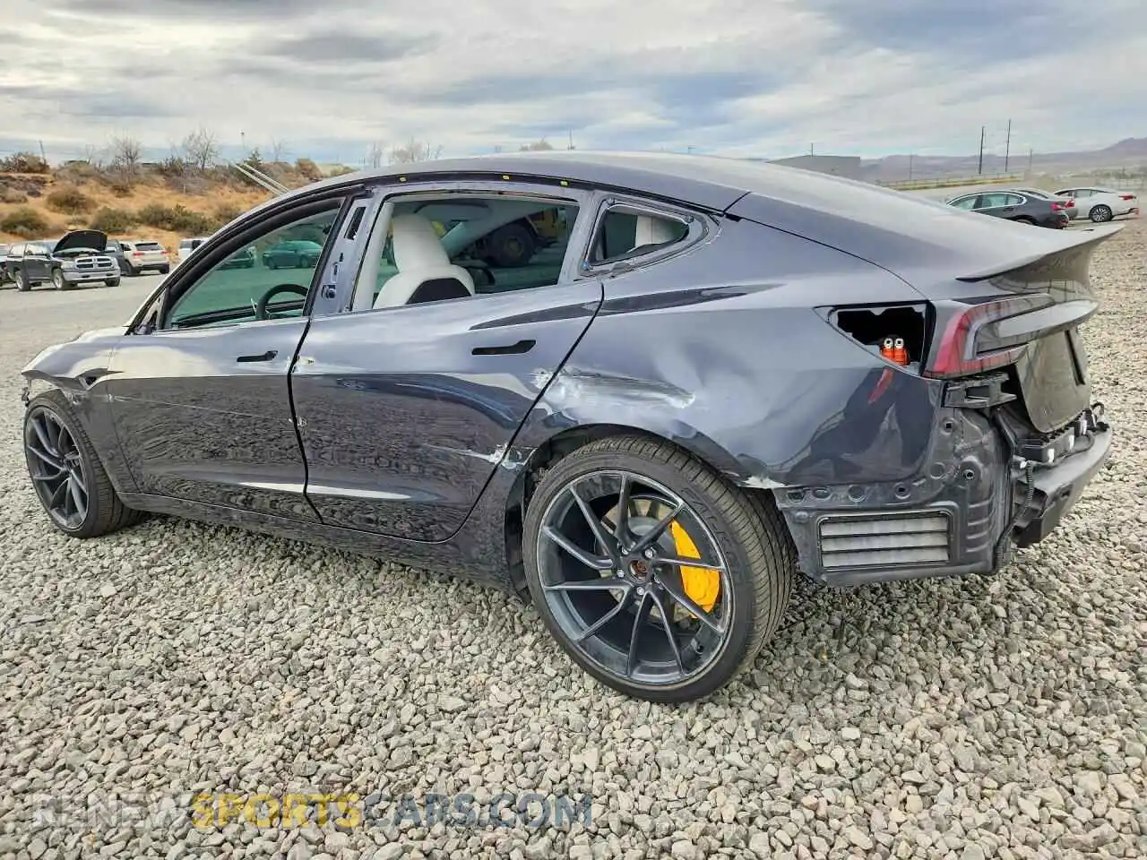 2 Photograph of a damaged car 5YJ3E1EB5RF806896 TESLA MODEL 3 2024
