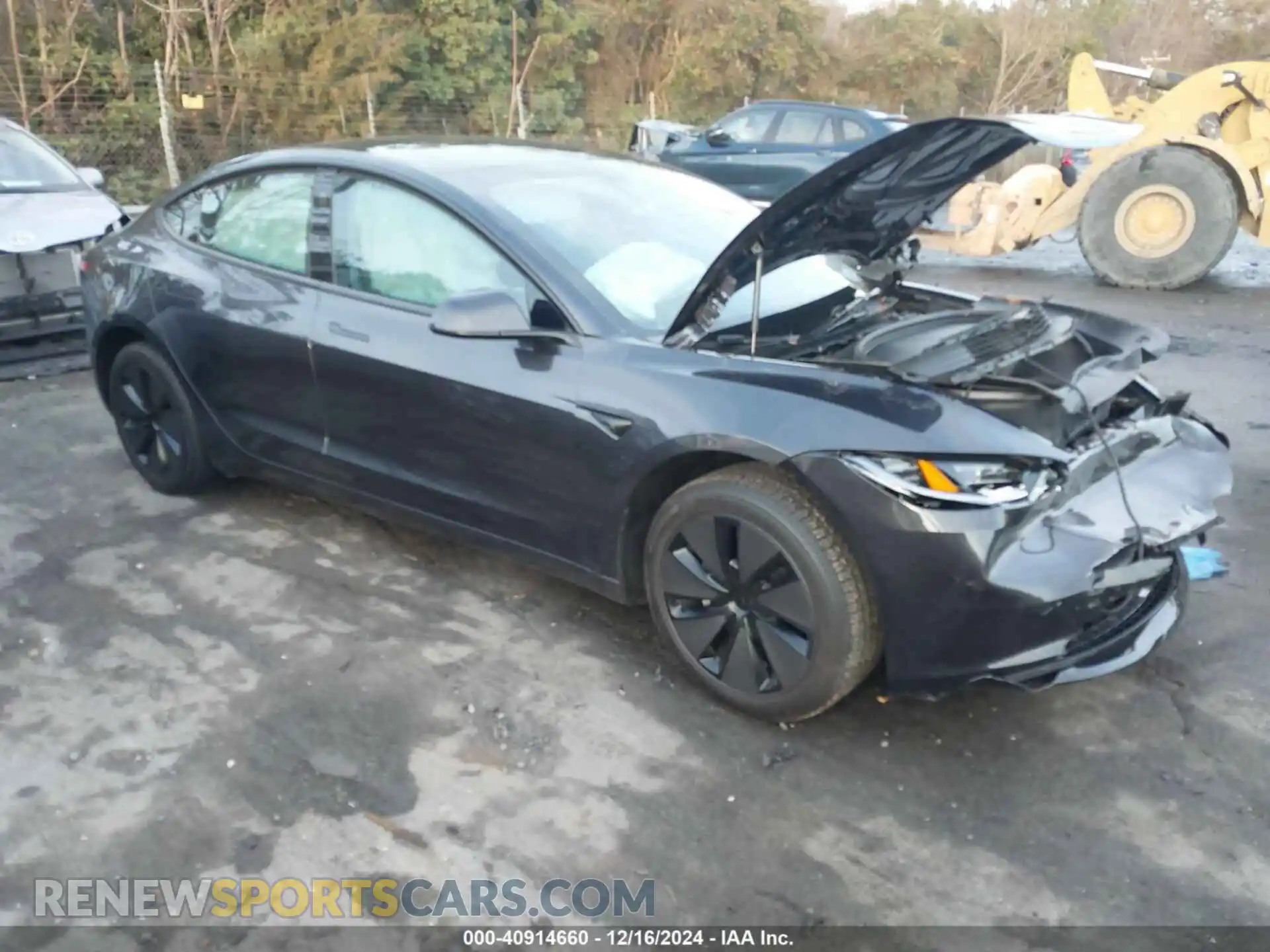 1 Photograph of a damaged car 5YJ3E1EB5RF832446 TESLA MODEL 3 2024