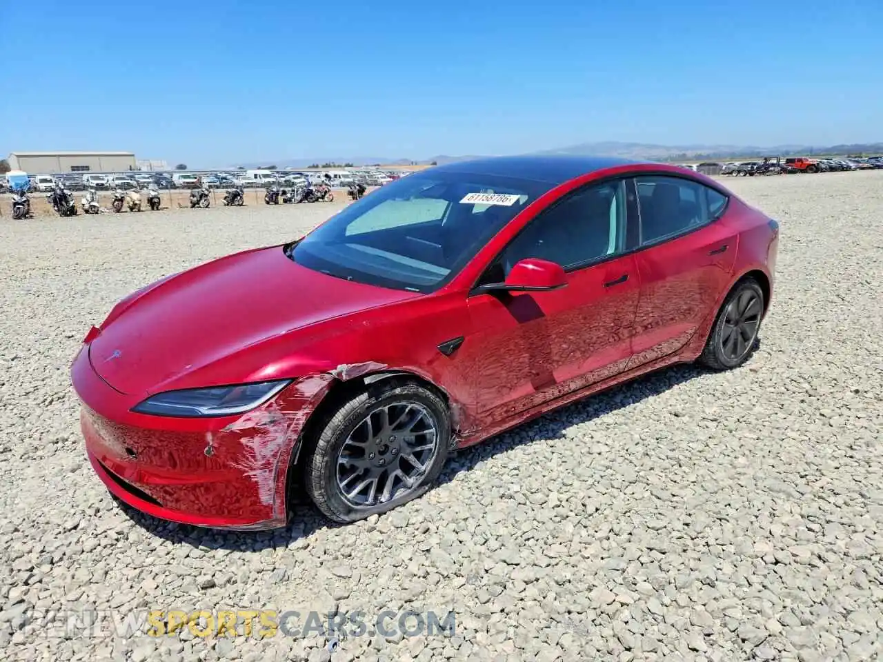 1 Photograph of a damaged car 5YJ3E1EB5RF848985 TESLA MODEL 3 2024