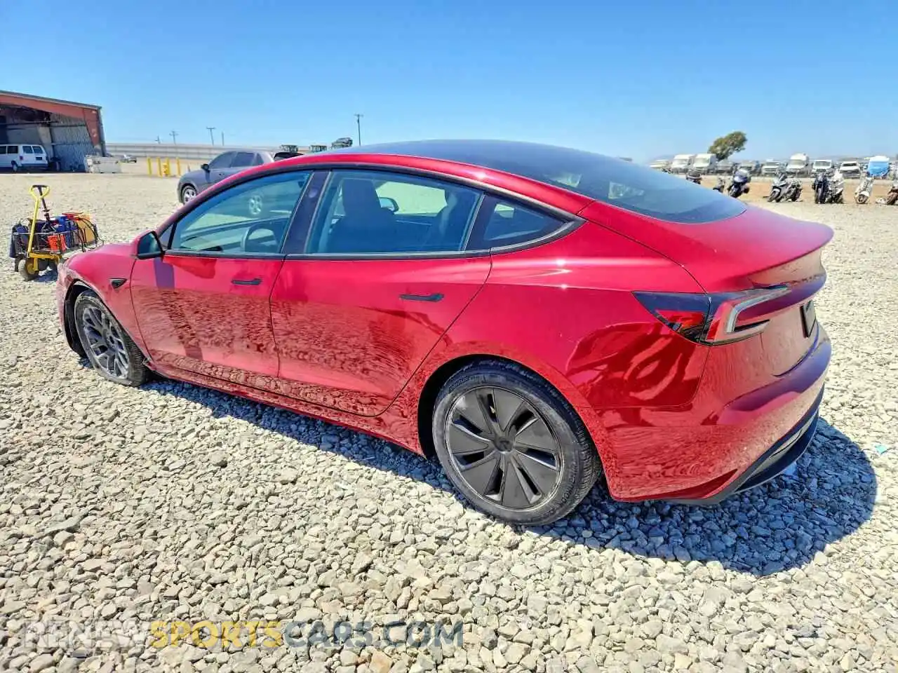 2 Photograph of a damaged car 5YJ3E1EB5RF848985 TESLA MODEL 3 2024