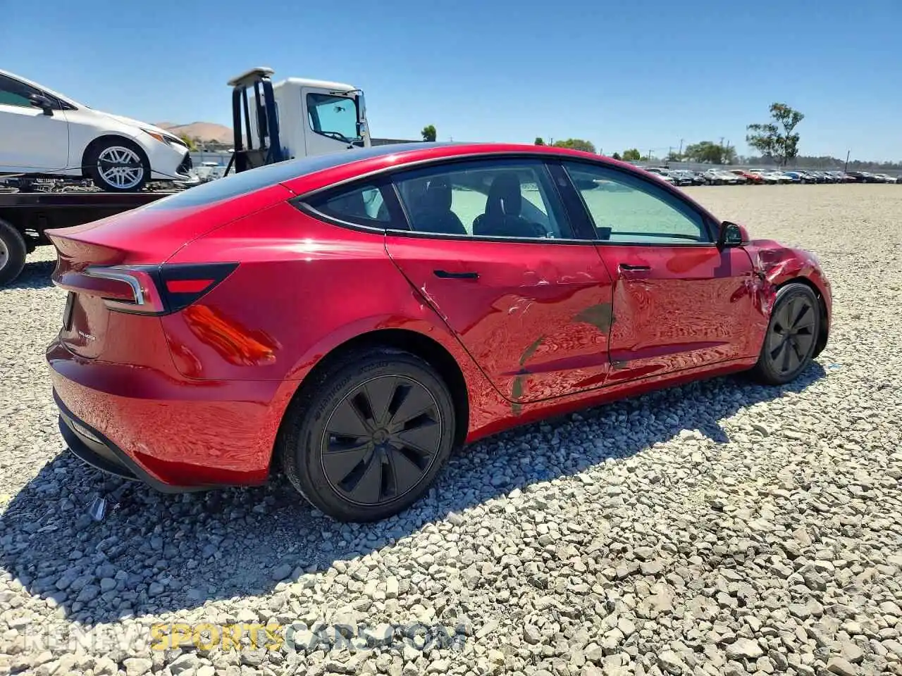 3 Photograph of a damaged car 5YJ3E1EB5RF848985 TESLA MODEL 3 2024