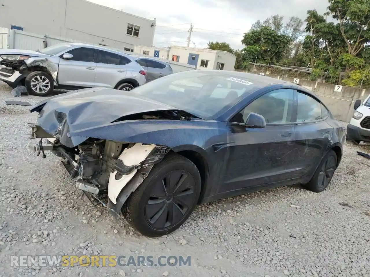 1 Photograph of a damaged car 5YJ3E1EB5RF849666 TESLA MODEL 3 2024