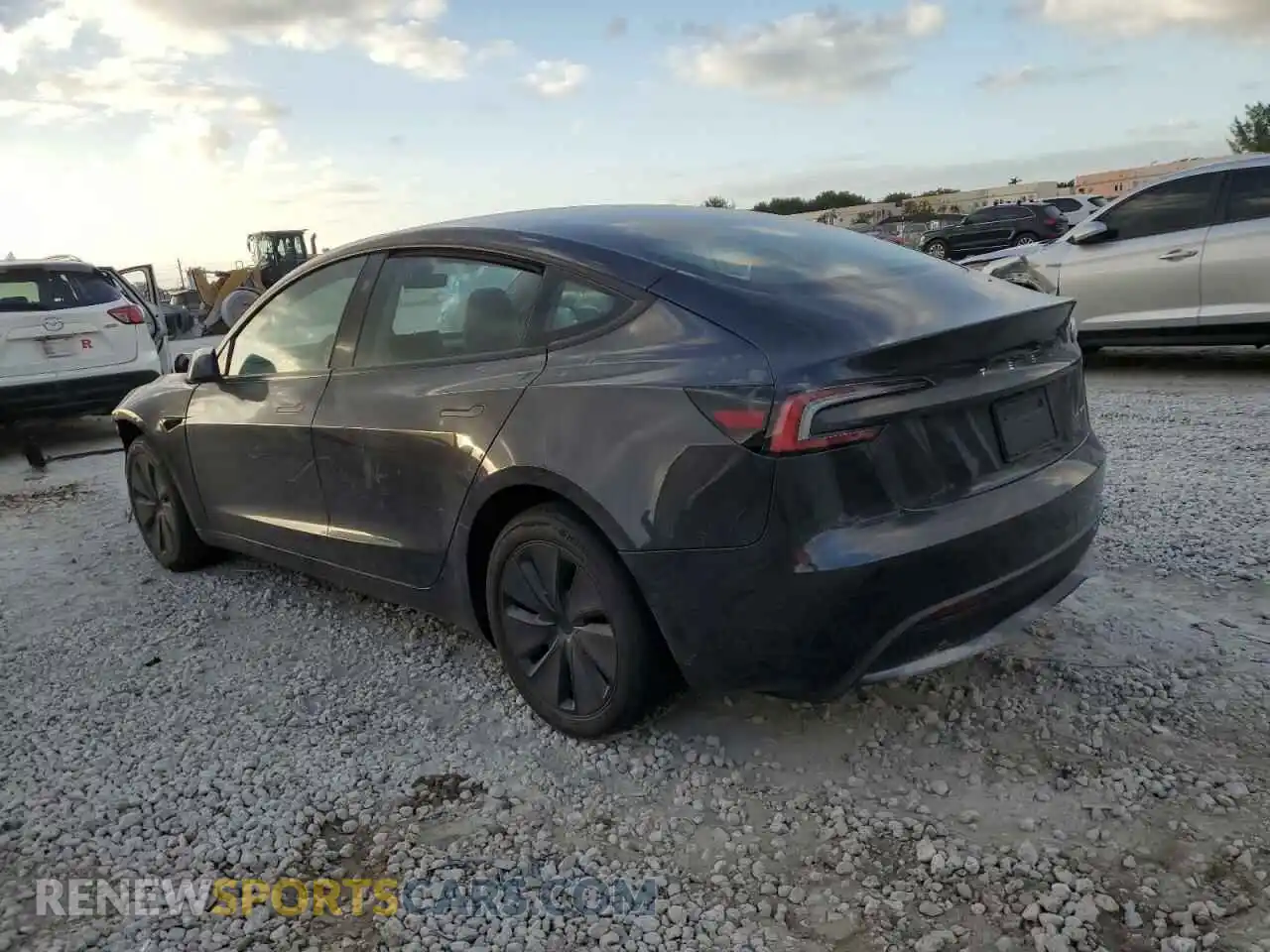 2 Photograph of a damaged car 5YJ3E1EB5RF849666 TESLA MODEL 3 2024