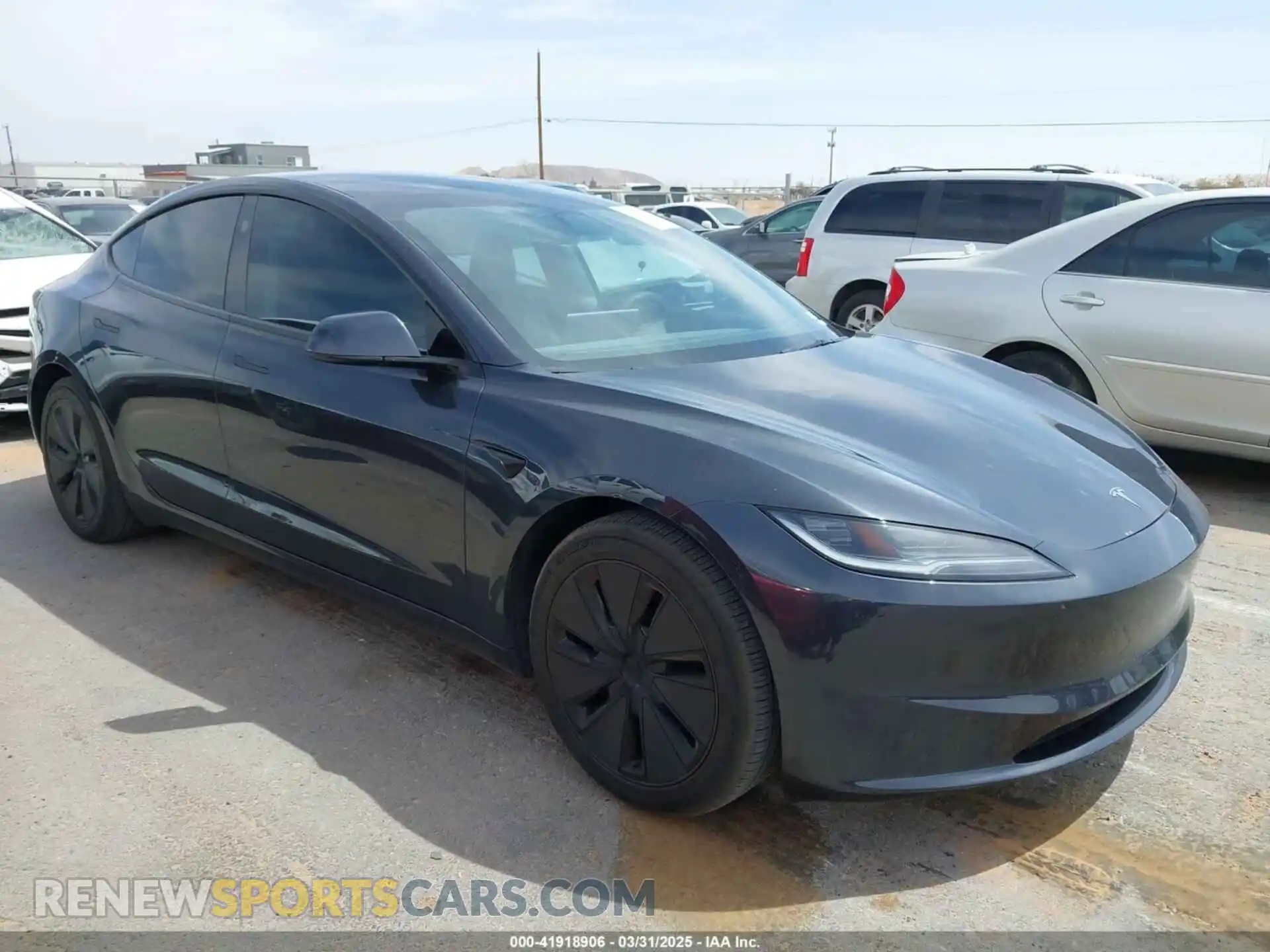 1 Photograph of a damaged car 5YJ3E1EB6RF725258 TESLA MODEL 3 2024