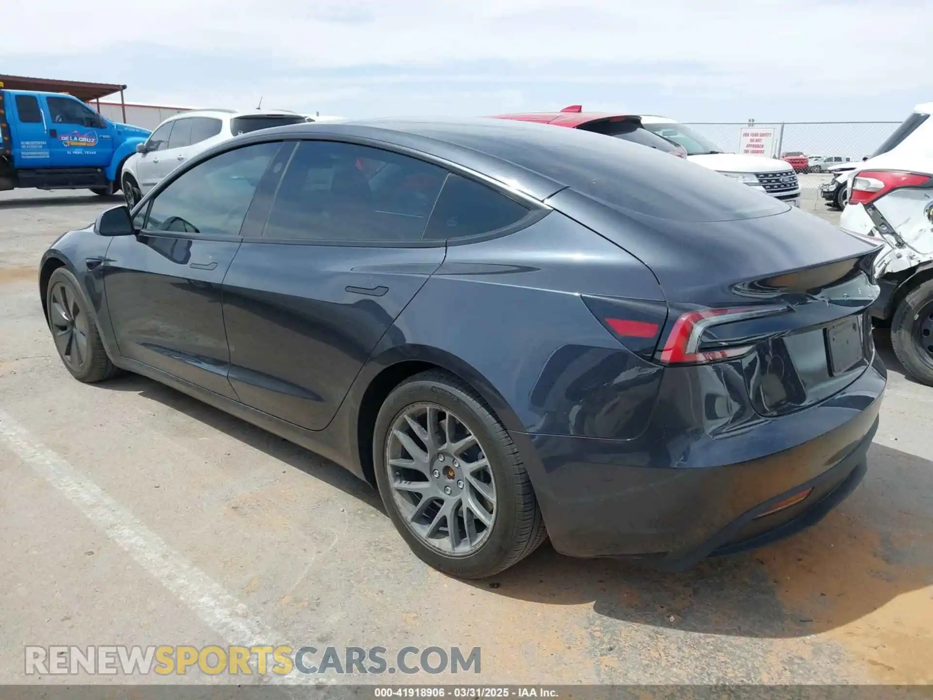 3 Photograph of a damaged car 5YJ3E1EB6RF725258 TESLA MODEL 3 2024