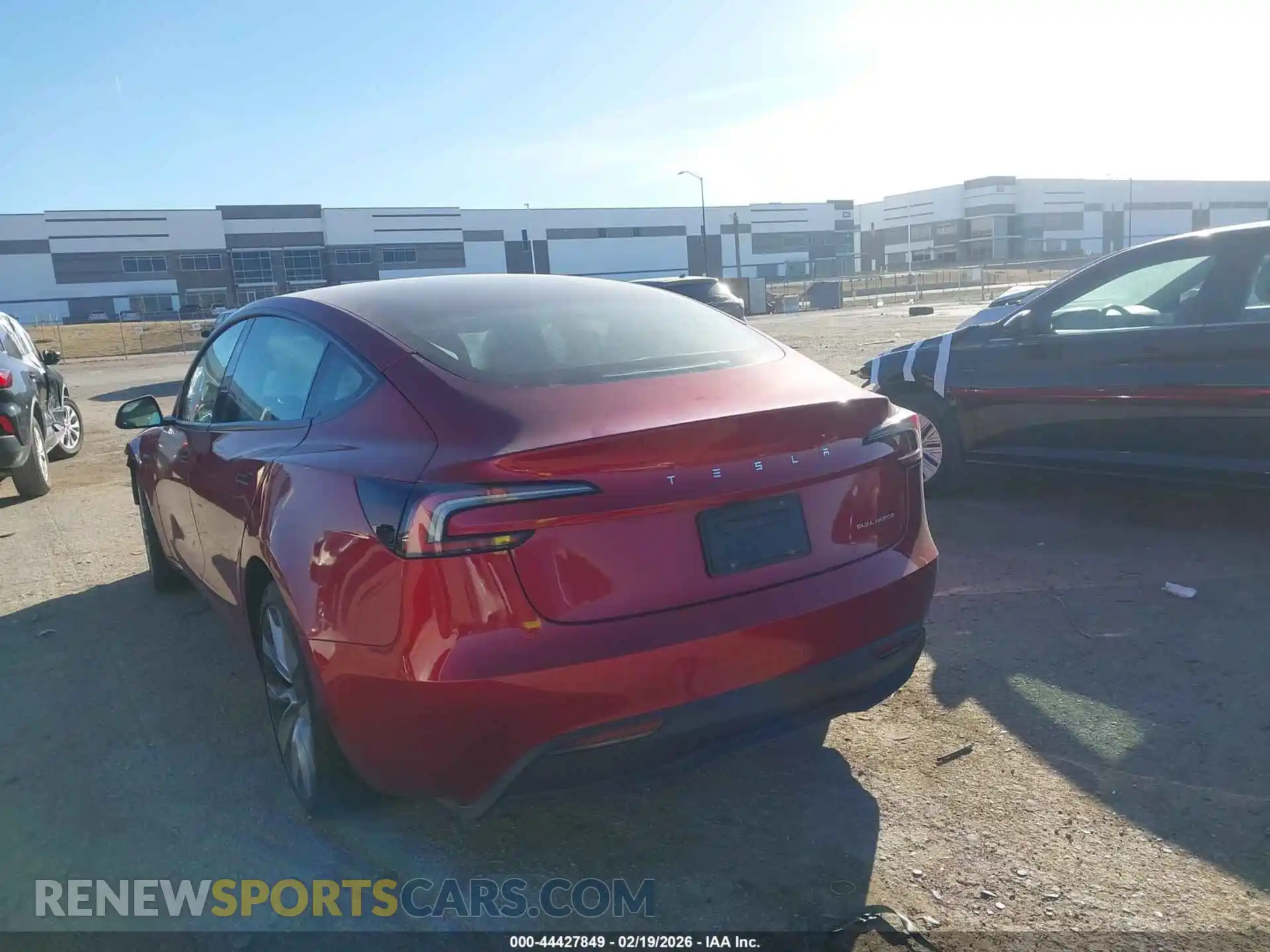 3 Photograph of a damaged car 5YJ3E1EB6RF737085 TESLA MODEL 3 2024