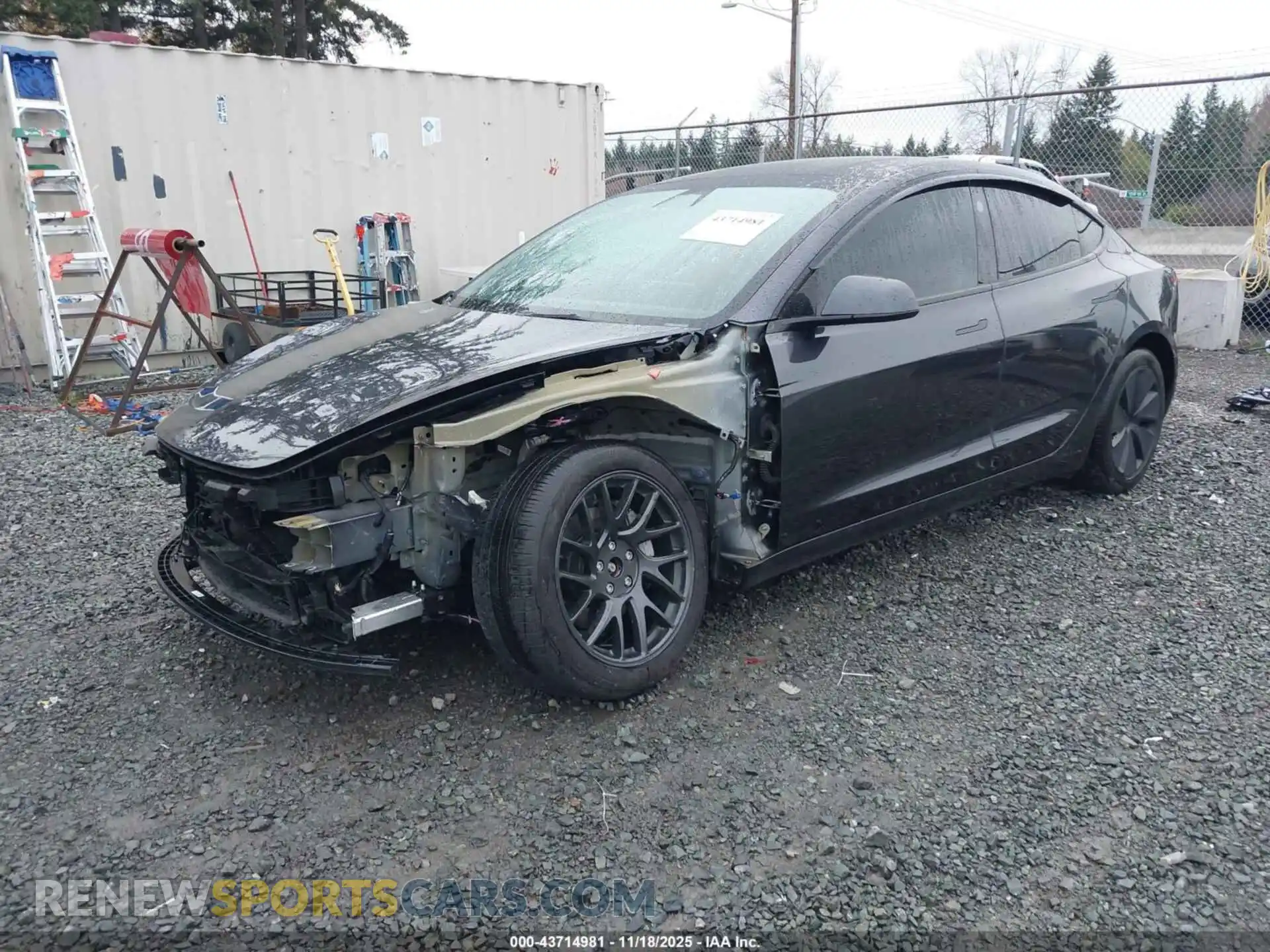 2 Photograph of a damaged car 5YJ3E1EB6RF787856 TESLA MODEL 3 2024
