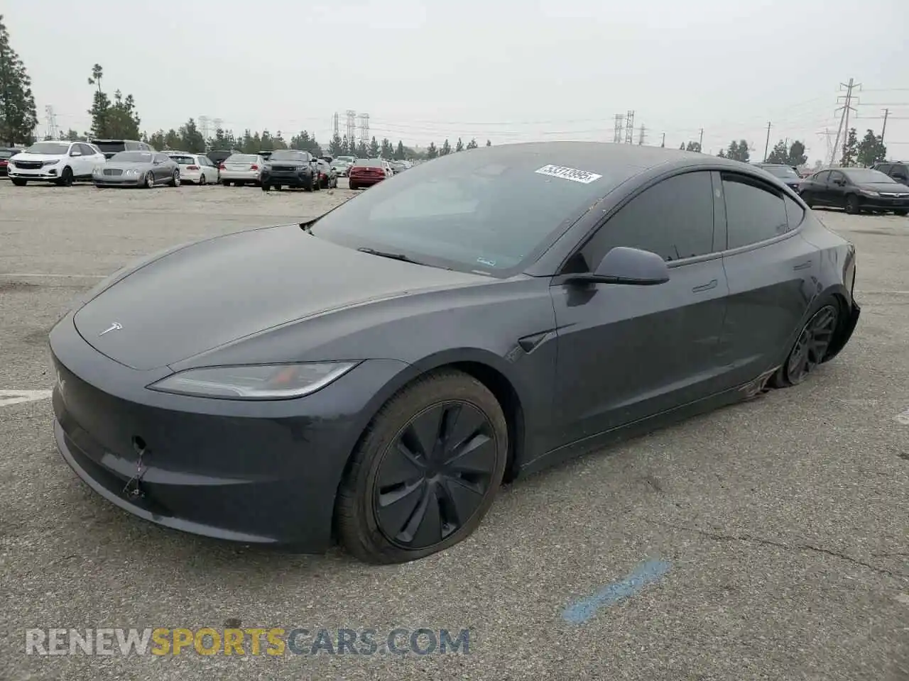 1 Photograph of a damaged car 5YJ3E1EB6RF787985 TESLA MODEL 3 2024