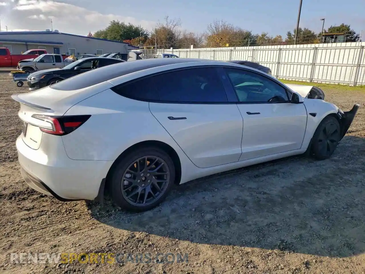 3 Photograph of a damaged car 5YJ3E1EB6RF813324 TESLA MODEL 3 2024