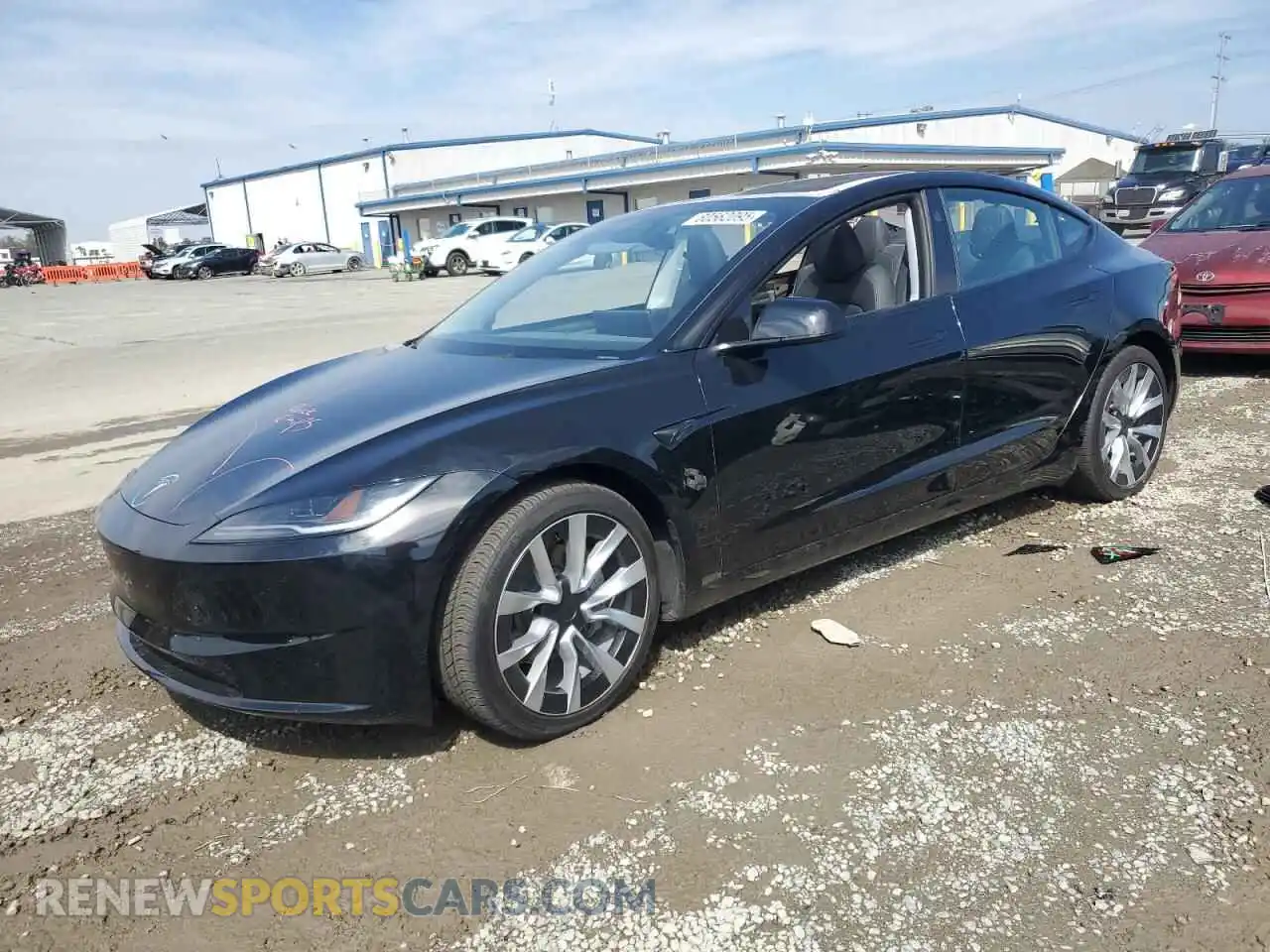 1 Photograph of a damaged car 5YJ3E1EB6RF827594 TESLA MODEL 3 2024