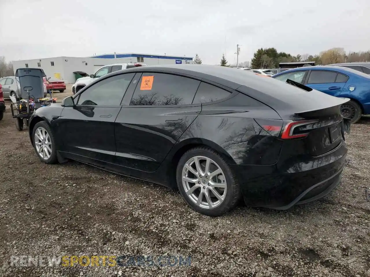 2 Photograph of a damaged car 5YJ3E1EB6RF850924 TESLA MODEL 3 2024