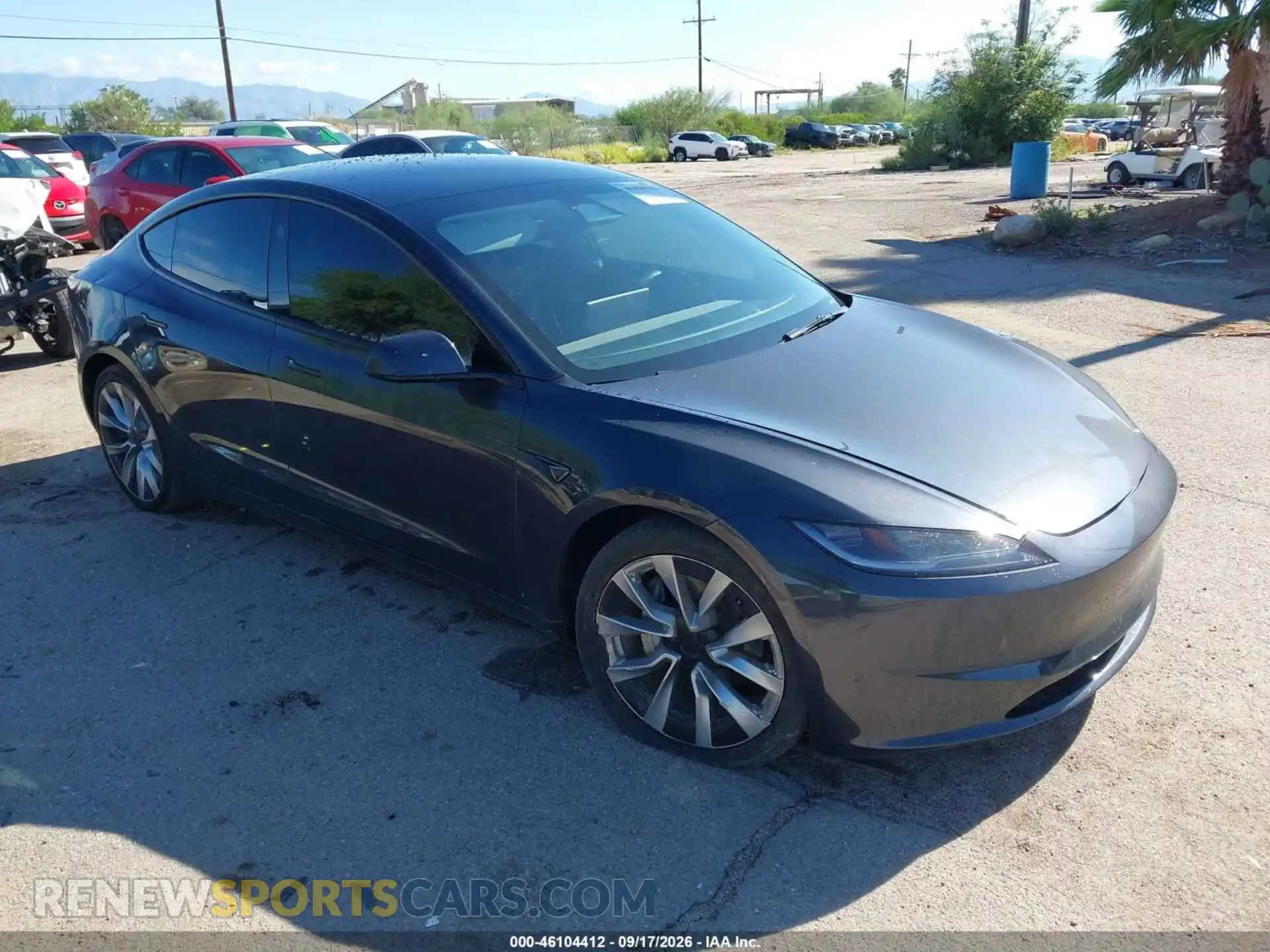 1 Photograph of a damaged car 5YJ3E1EB7RF724877 TESLA MODEL 3 2024