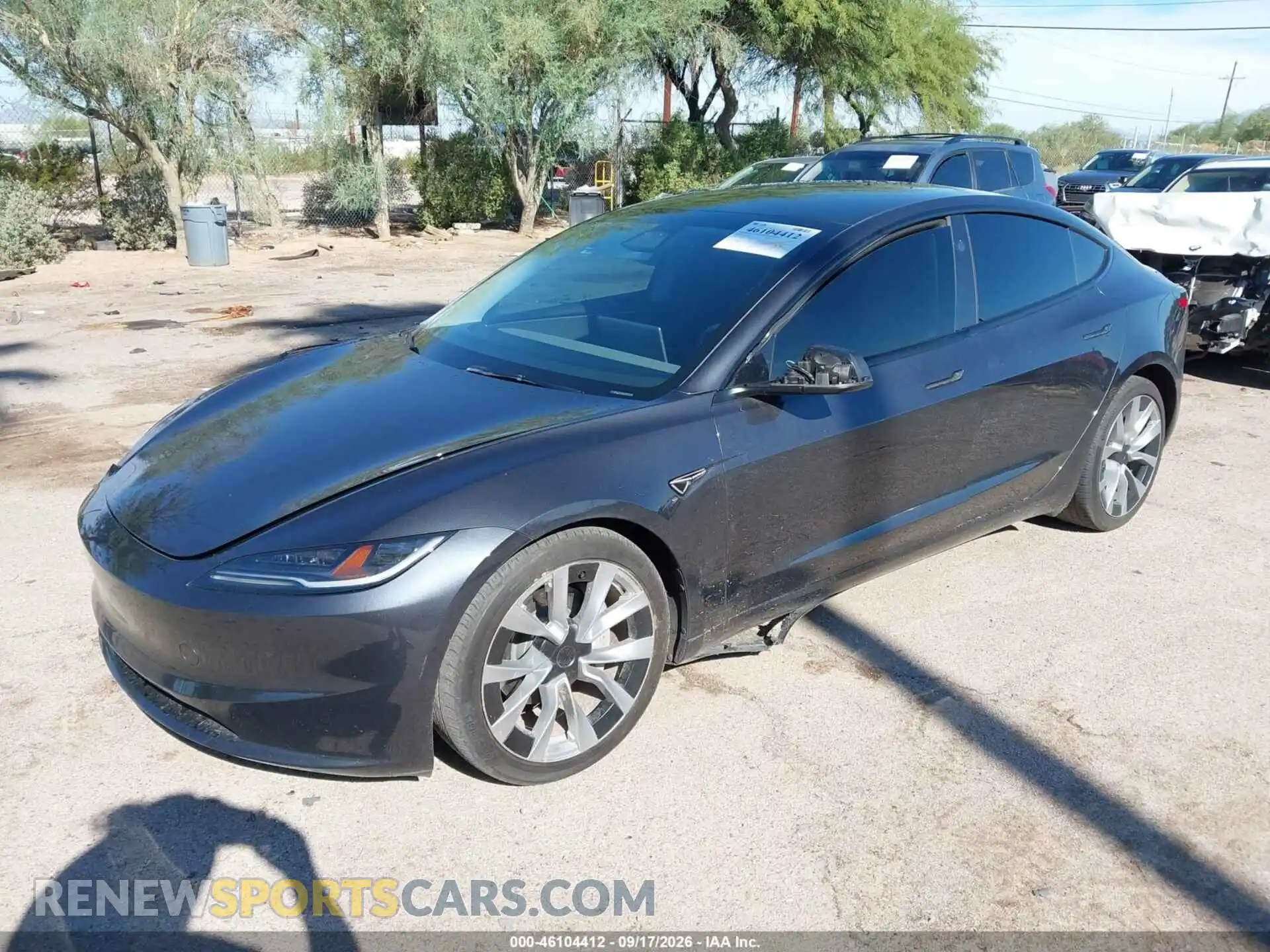2 Photograph of a damaged car 5YJ3E1EB7RF724877 TESLA MODEL 3 2024