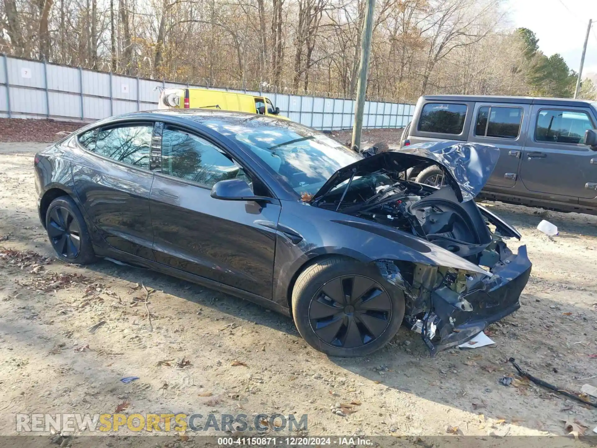 1 Photograph of a damaged car 5YJ3E1EB7RF729836 TESLA MODEL 3 2024