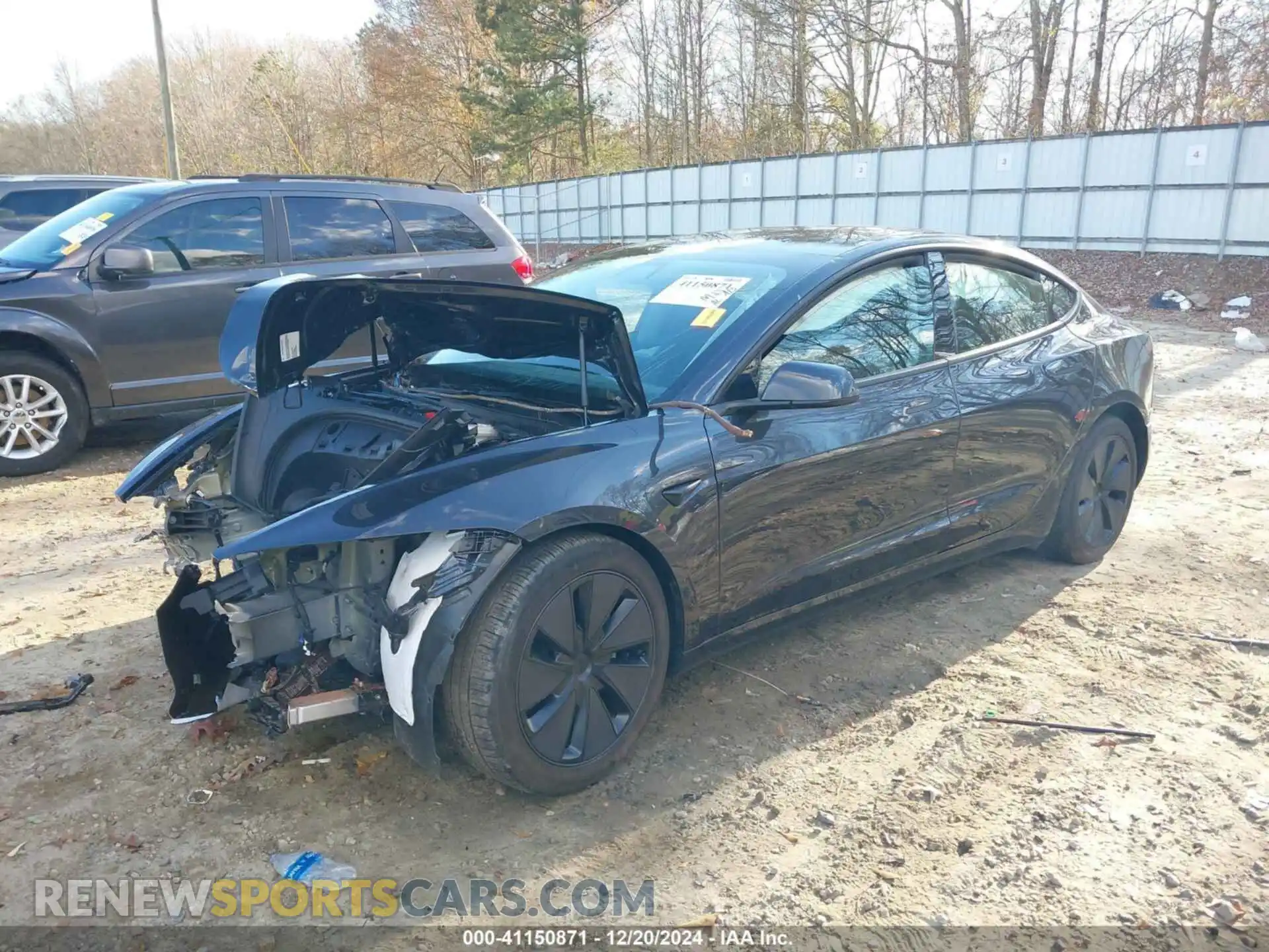 2 Photograph of a damaged car 5YJ3E1EB7RF729836 TESLA MODEL 3 2024