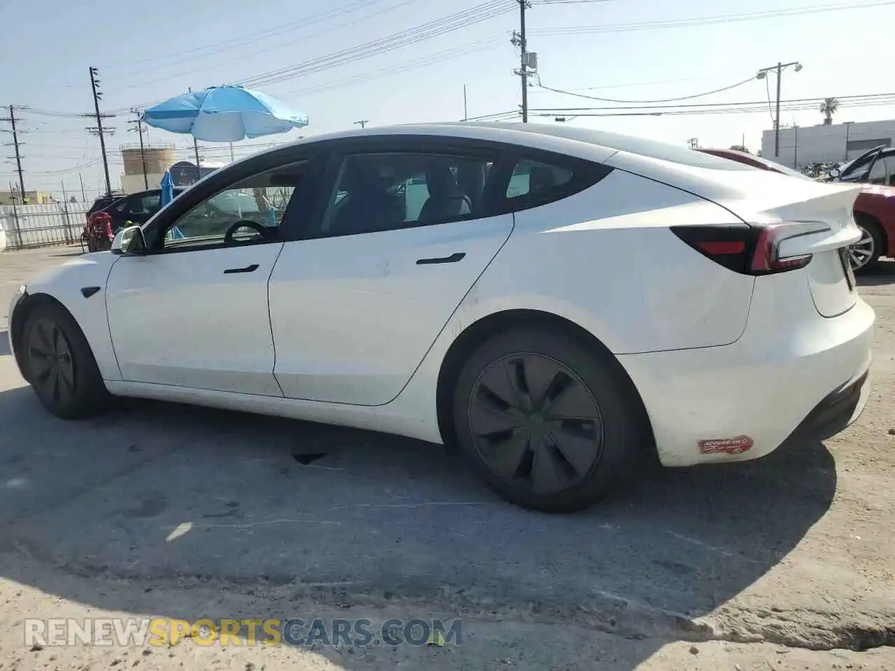 2 Photograph of a damaged car 5YJ3E1EB7RF732915 TESLA MODEL 3 2024