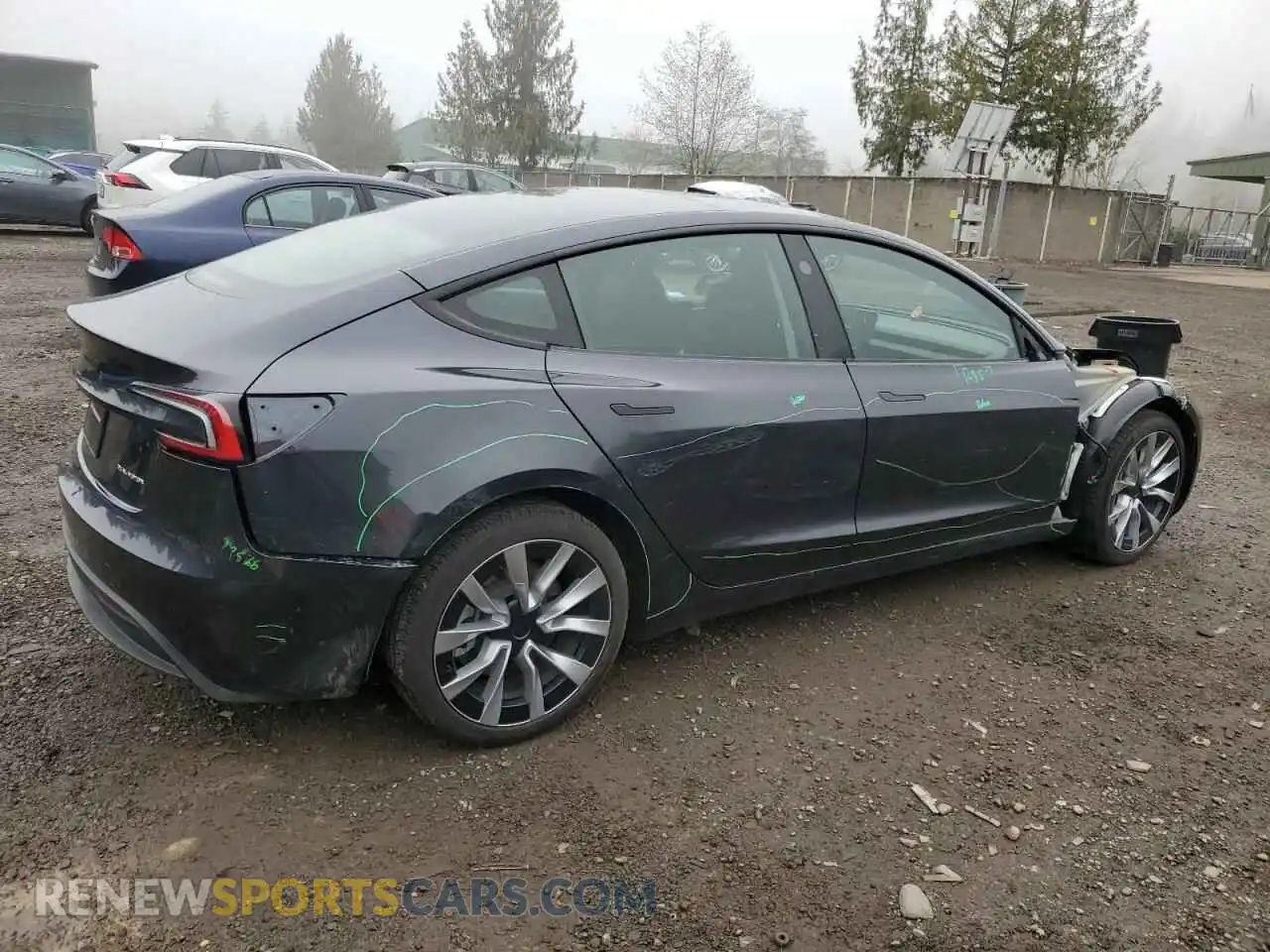 3 Photograph of a damaged car 5YJ3E1EB7RF794234 TESLA MODEL 3 2024