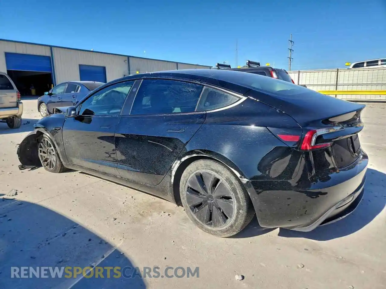 2 Photograph of a damaged car 5YJ3E1EB7RF810979 TESLA MODEL 3 2024