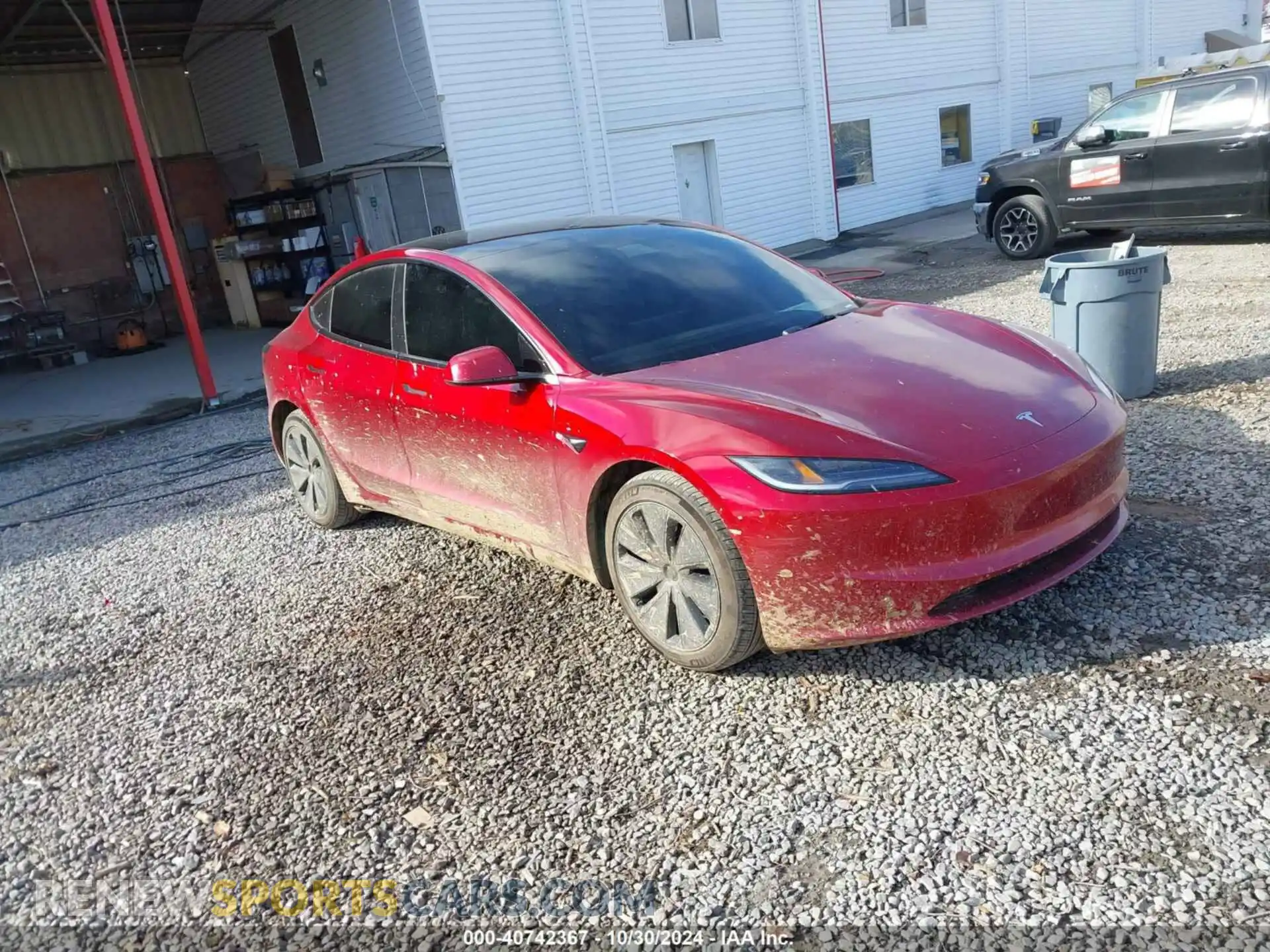 1 Photograph of a damaged car 5YJ3E1EB7RF812411 TESLA MODEL 3 2024