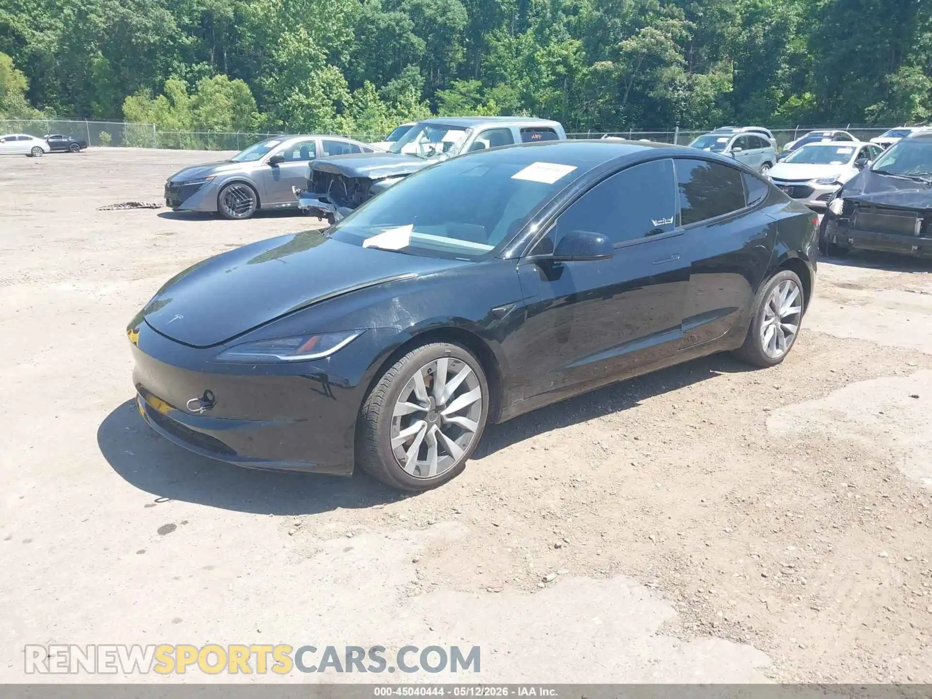 2 Photograph of a damaged car 5YJ3E1EB7RF814840 TESLA MODEL 3 2024