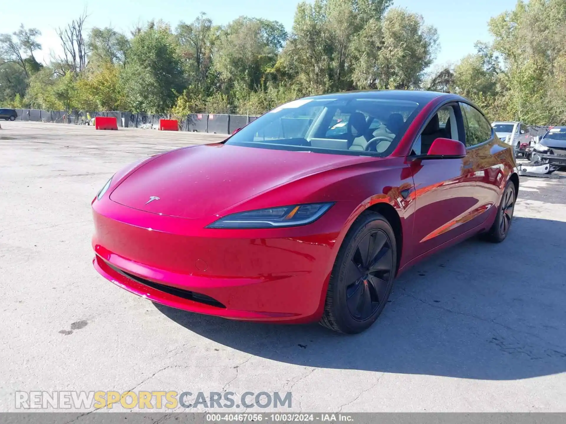 2 Photograph of a damaged car 5YJ3E1EB7RF823800 TESLA MODEL 3 2024