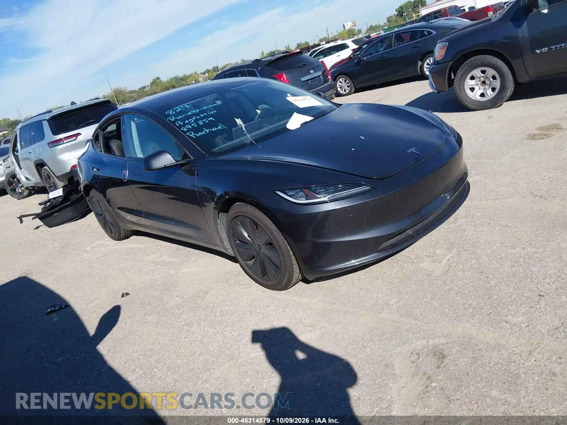 1 Фотография поврежденного автомобиля 5YJ3E1EB7RF845859 TESLA MODEL 3 2024