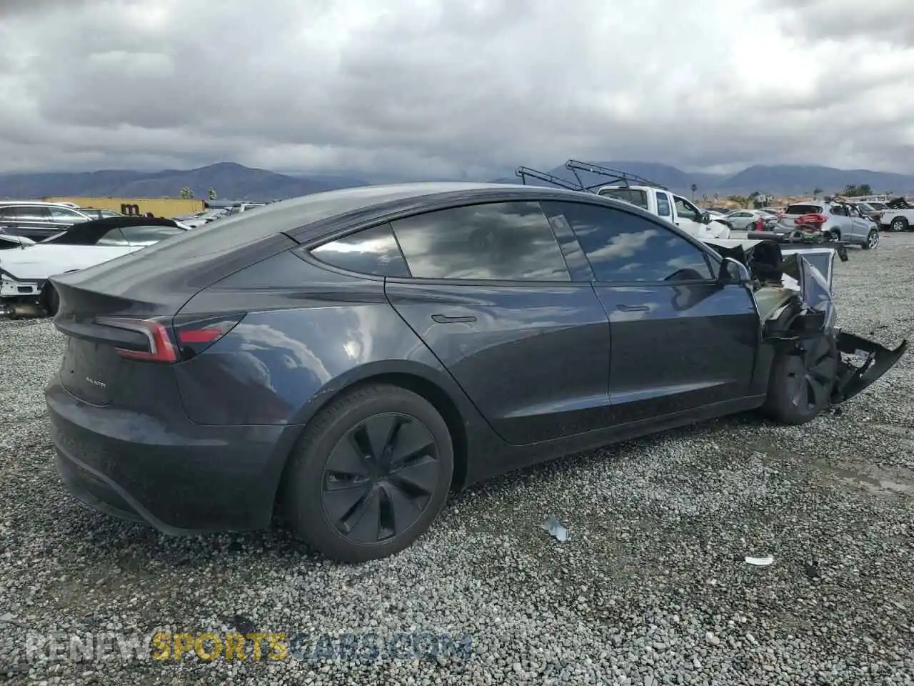 3 Photograph of a damaged car 5YJ3E1EB7RF848325 TESLA MODEL 3 2024