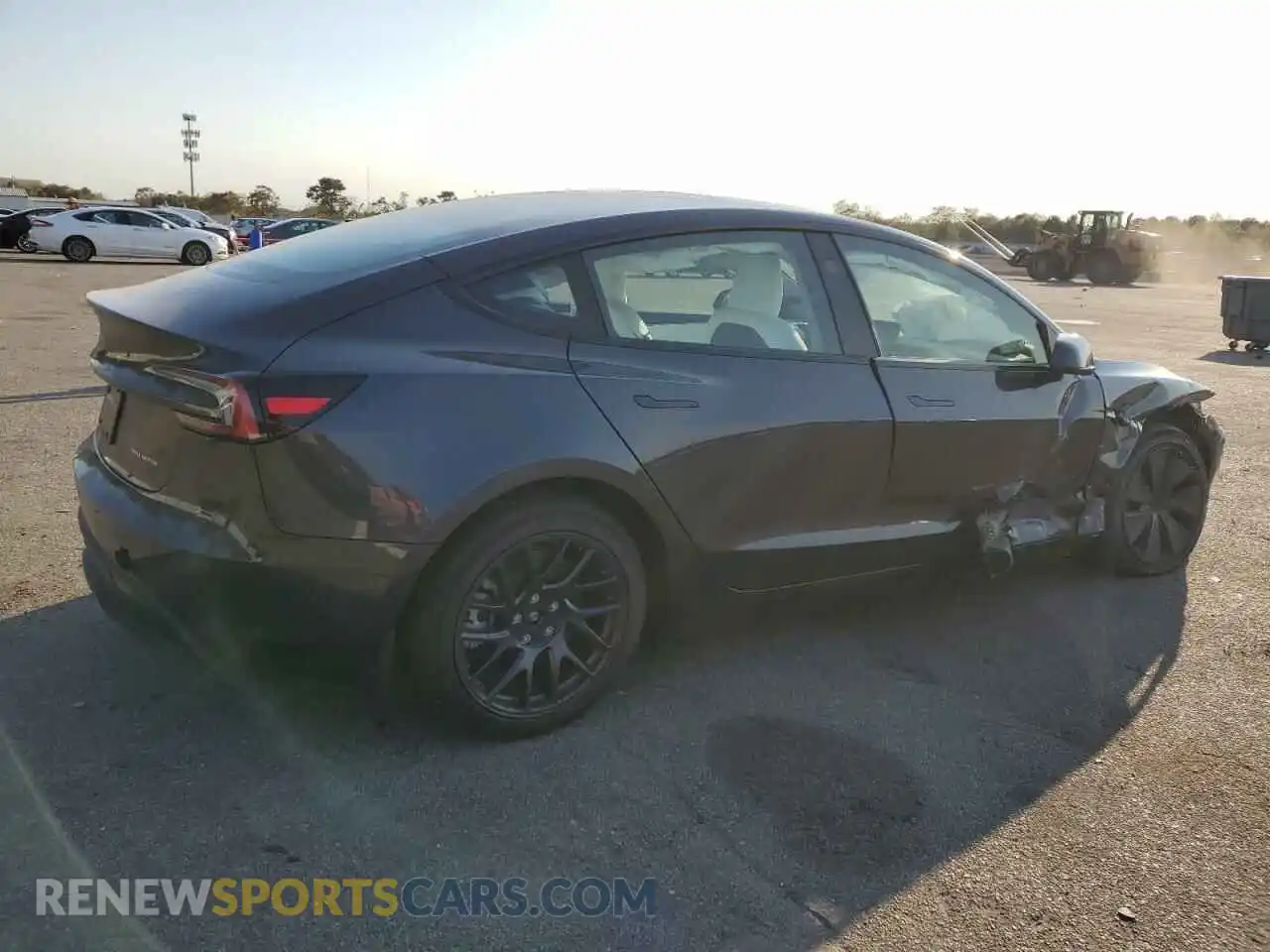 3 Photograph of a damaged car 5YJ3E1EB7RF859907 TESLA MODEL 3 2024