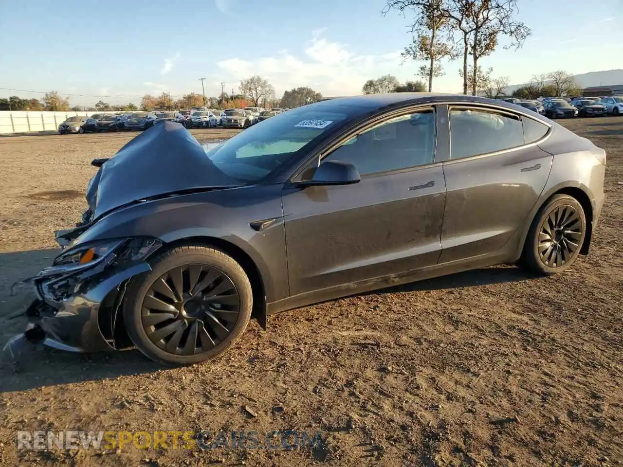 1 Фотография поврежденного автомобиля 5YJ3E1EB8RF728954 TESLA MODEL 3 2024