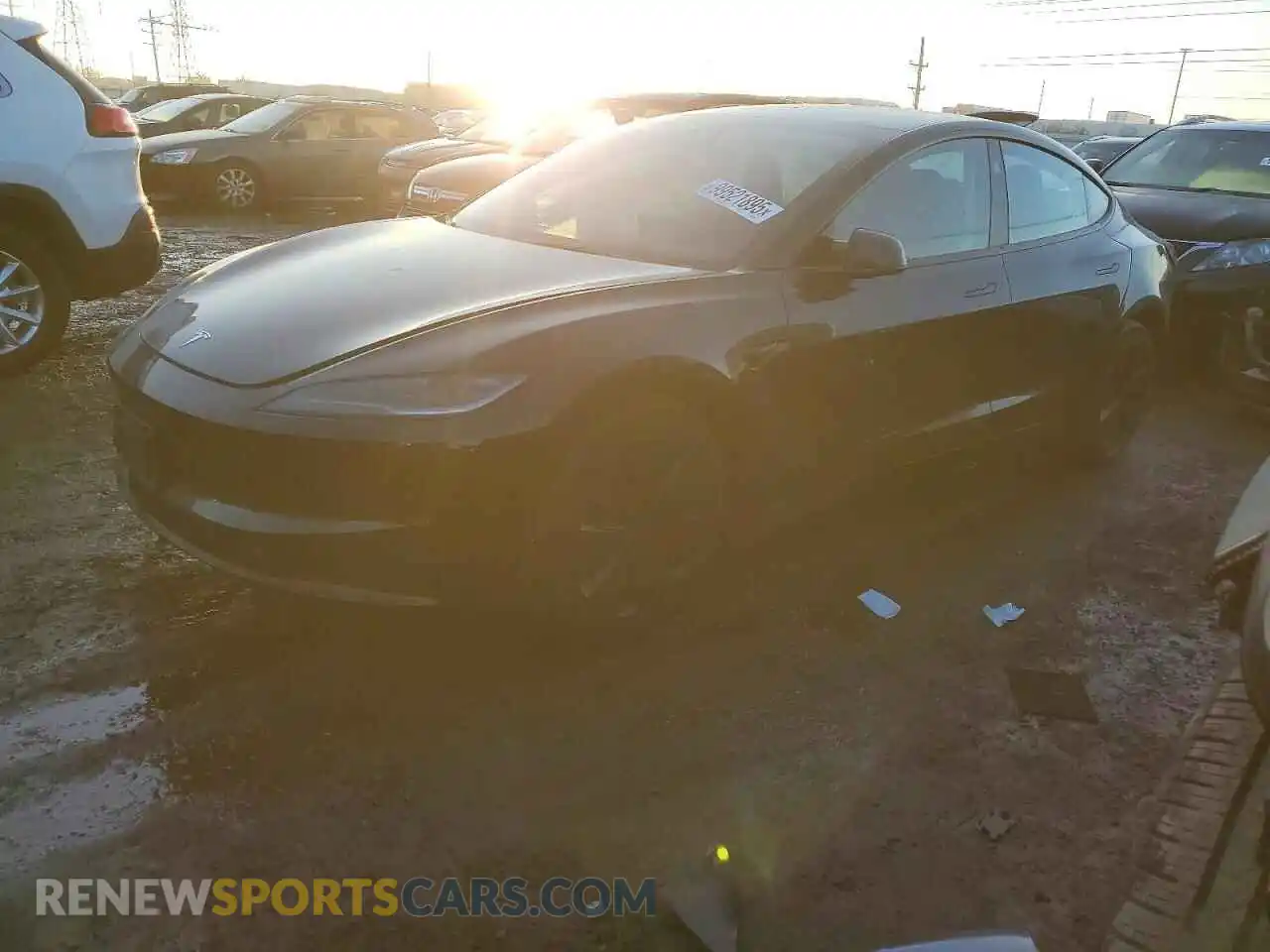 1 Photograph of a damaged car 5YJ3E1EB8RF768211 TESLA MODEL 3 2024