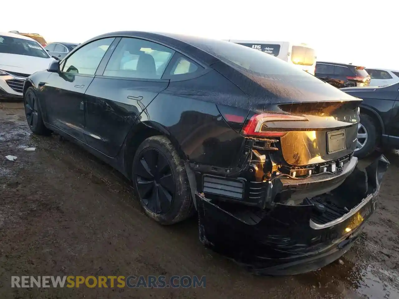 2 Photograph of a damaged car 5YJ3E1EB8RF768211 TESLA MODEL 3 2024