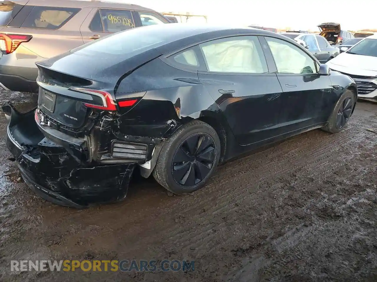 3 Photograph of a damaged car 5YJ3E1EB8RF768211 TESLA MODEL 3 2024