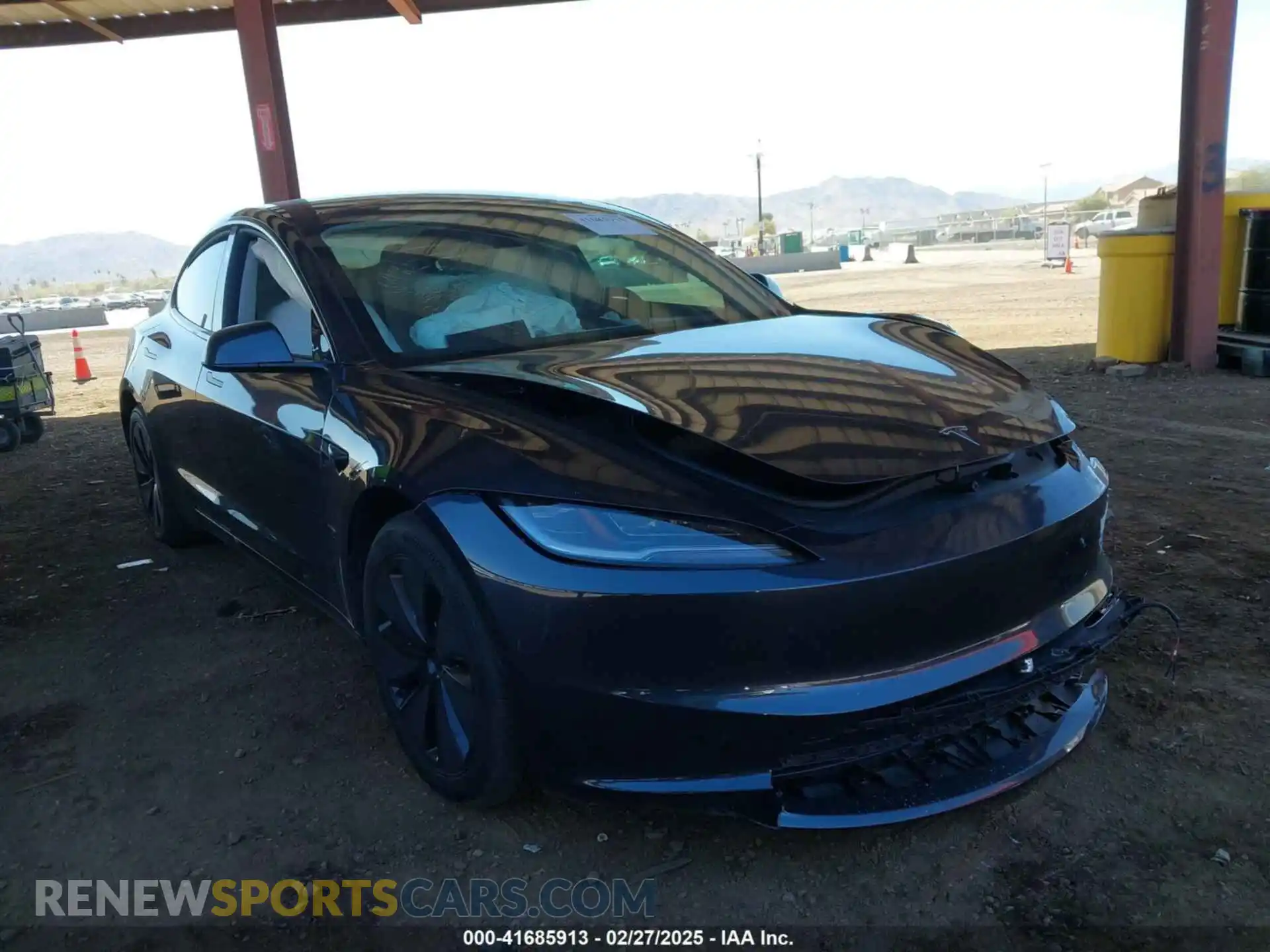 1 Фотография поврежденного автомобиля 5YJ3E1EB8RF792718 TESLA MODEL 3 2024