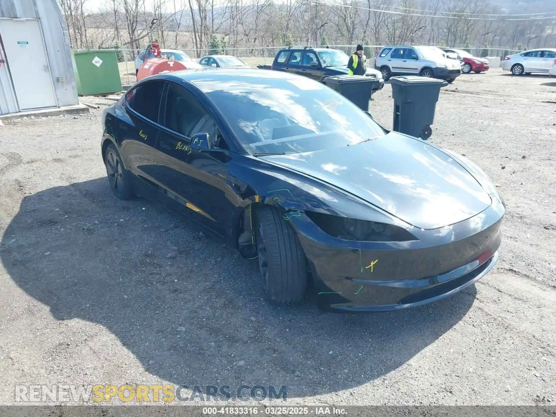 1 Photograph of a damaged car 5YJ3E1EB8RF793156 TESLA MODEL 3 2024